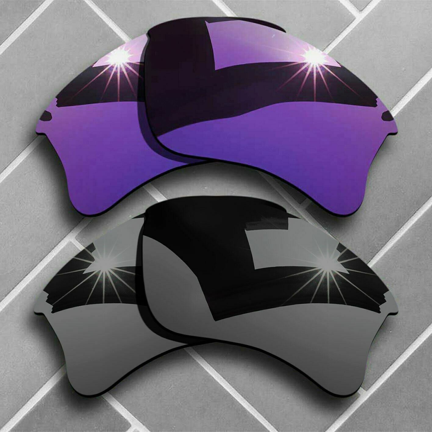 Polarized Replacement lenses for-Oakley Flak Jacket XLJ Anti-Scratch Choices US