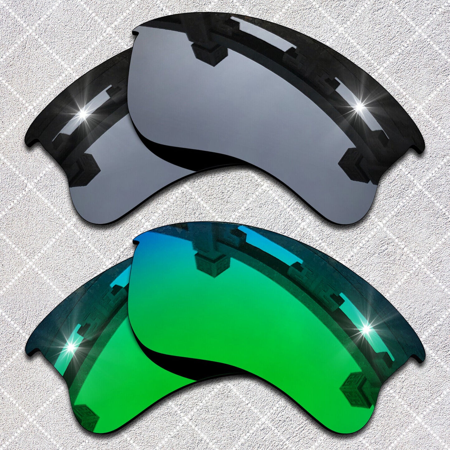HeyRay Replacement Lenses for Flak Jacket XLJ Sunglasses Polarized -Opt