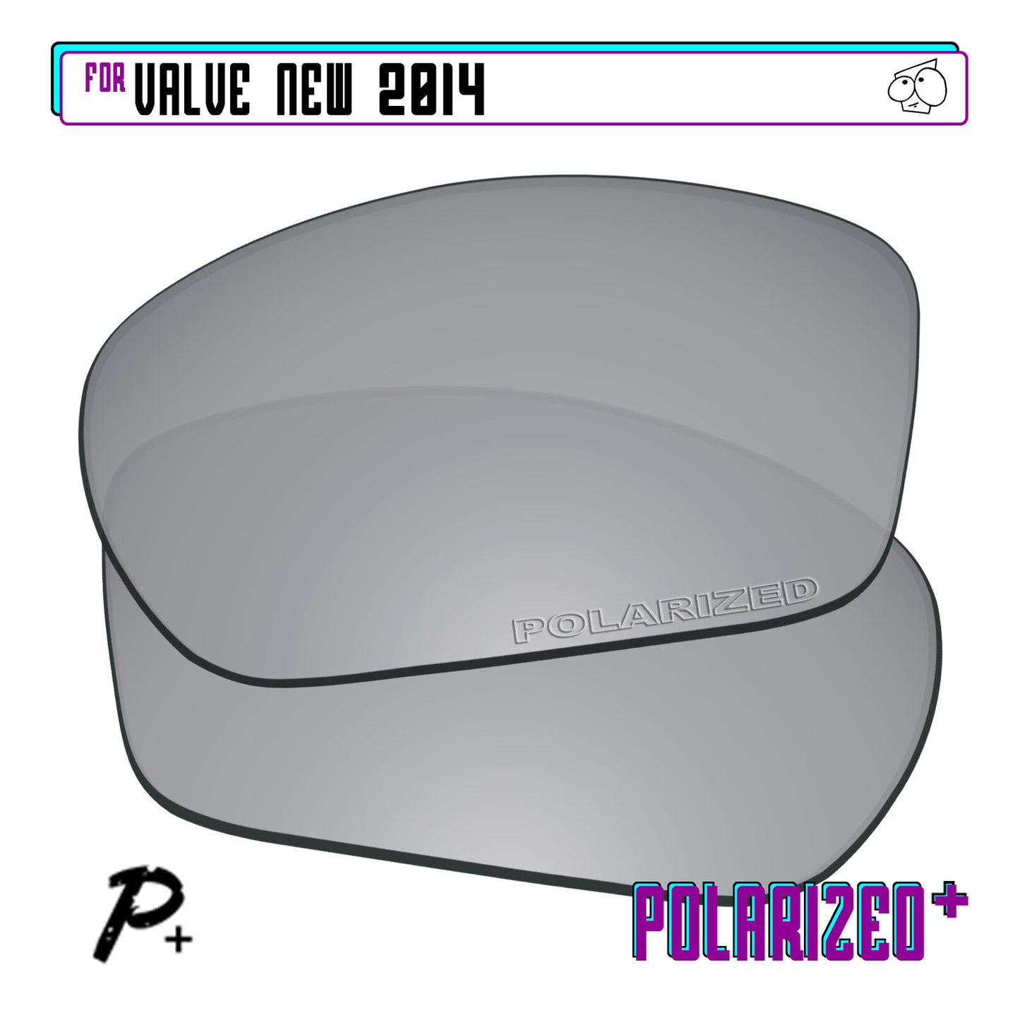 POLARIZED+ Replacement Lens For-Oakley Valve New 2014 Sunglass Anti-Scratch