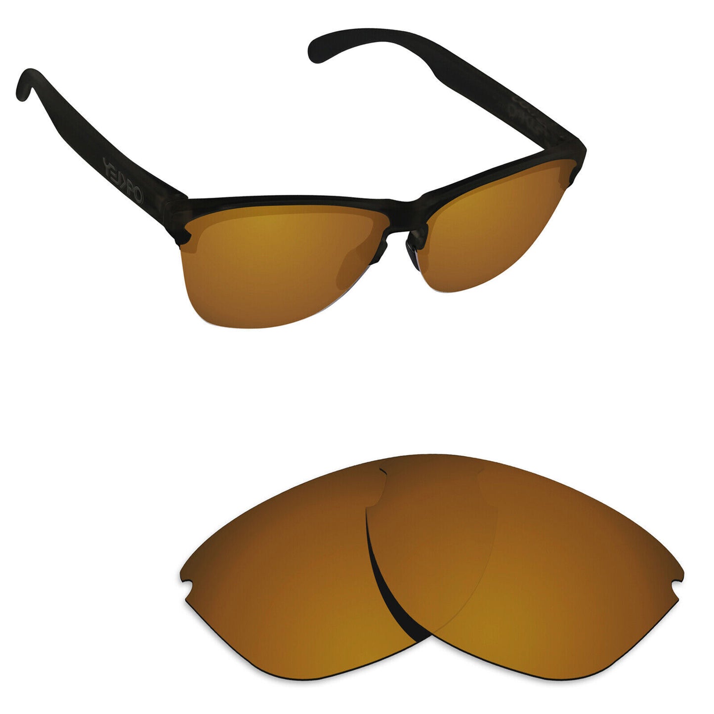 Hawkry Polarized Replacement Lens for-Oakley Frogskins Lite OO9374 - Multiple