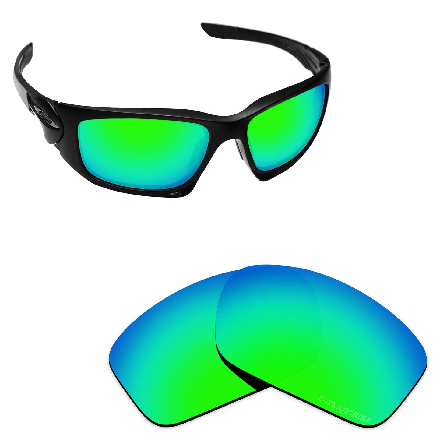 Hawkry Polarized Replacement Lenses for-Oakley Scalpel OO9095 Sunglass - Options