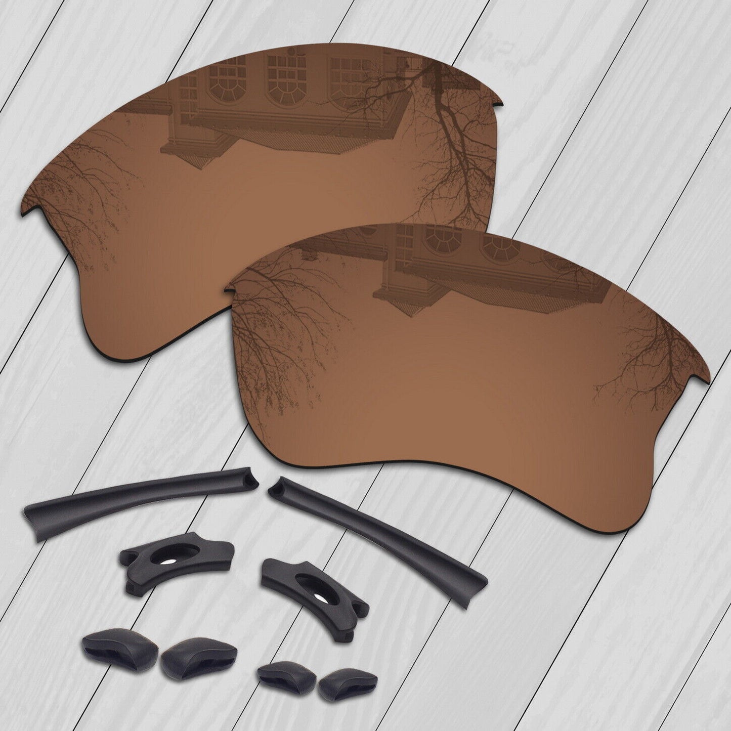 POLARIZED Replacement Lenses For-Oakley Flak Jacket XLJ & Kits Anti-Scratch Opt