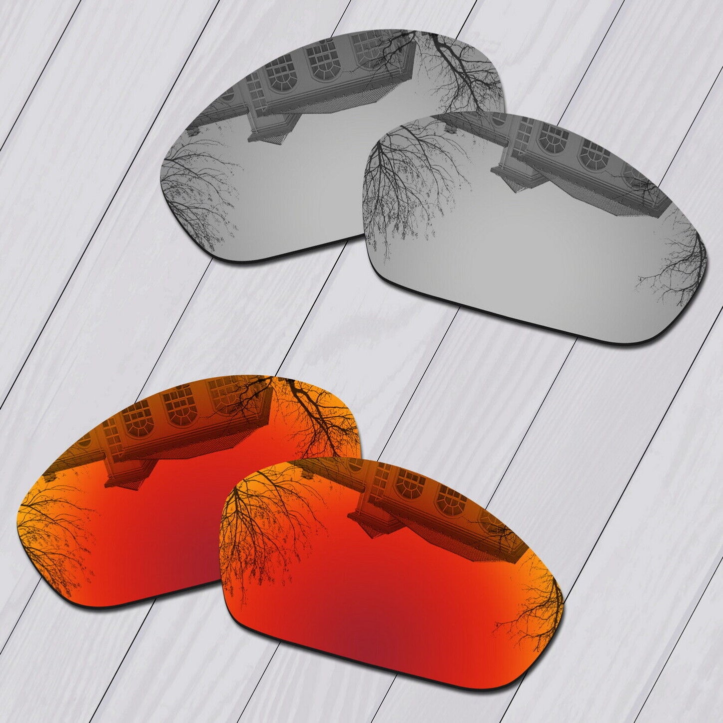 POLARIZED Replacement Lenses For-Oakley Monster Dog Sunglasses Anti-Scratch