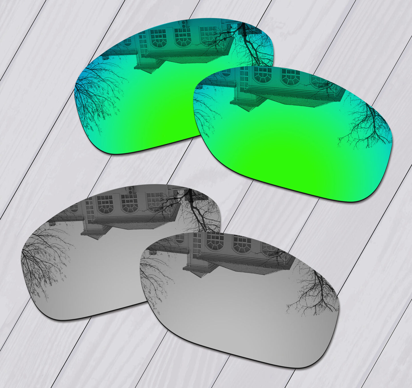 POLARIZED Replacement Lot Lenses For-Oakley Pit Bull OO9127 Anti-Scratch