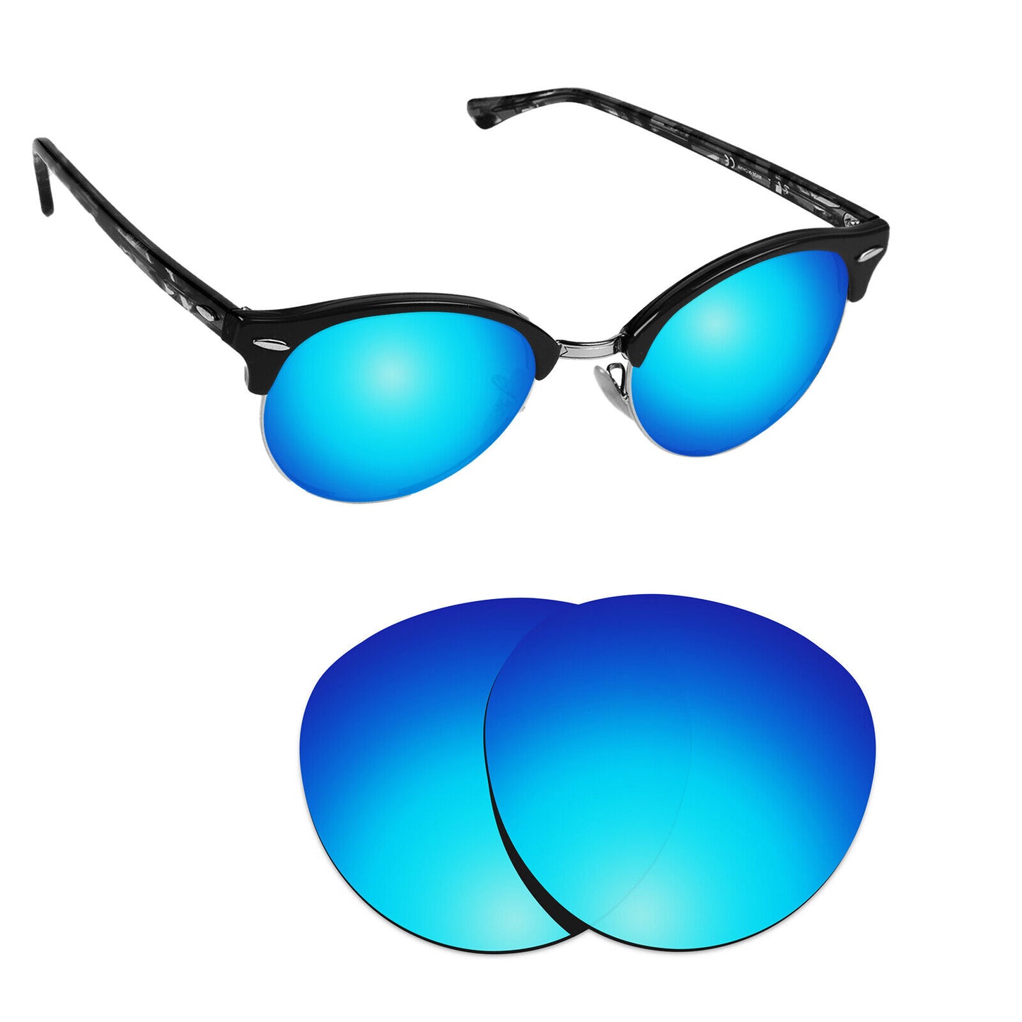 Hawkry Polarized Replacement Lenses for - RayBan-RB4246-51 Sunglass - Multiple