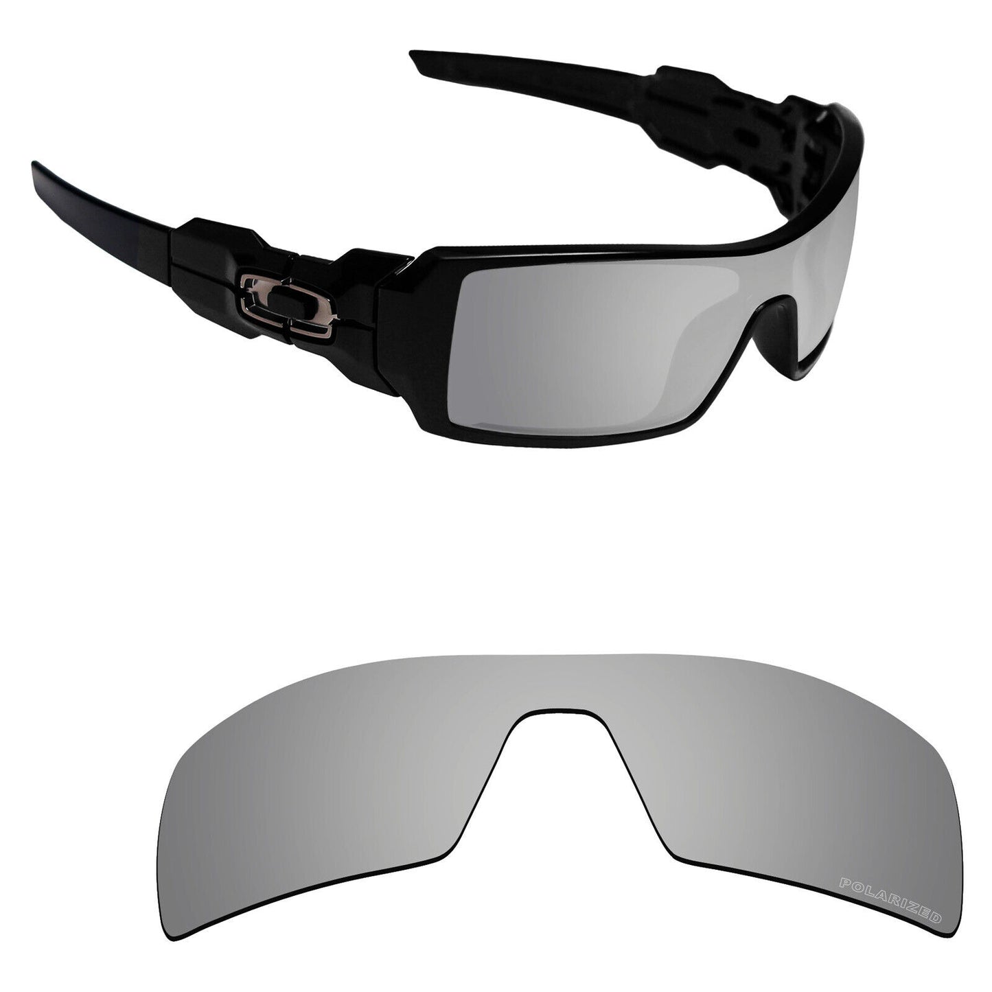 Hawkry Polarized Replacement Lenses for-Oakley Oil Rig Sunglass - Multiple