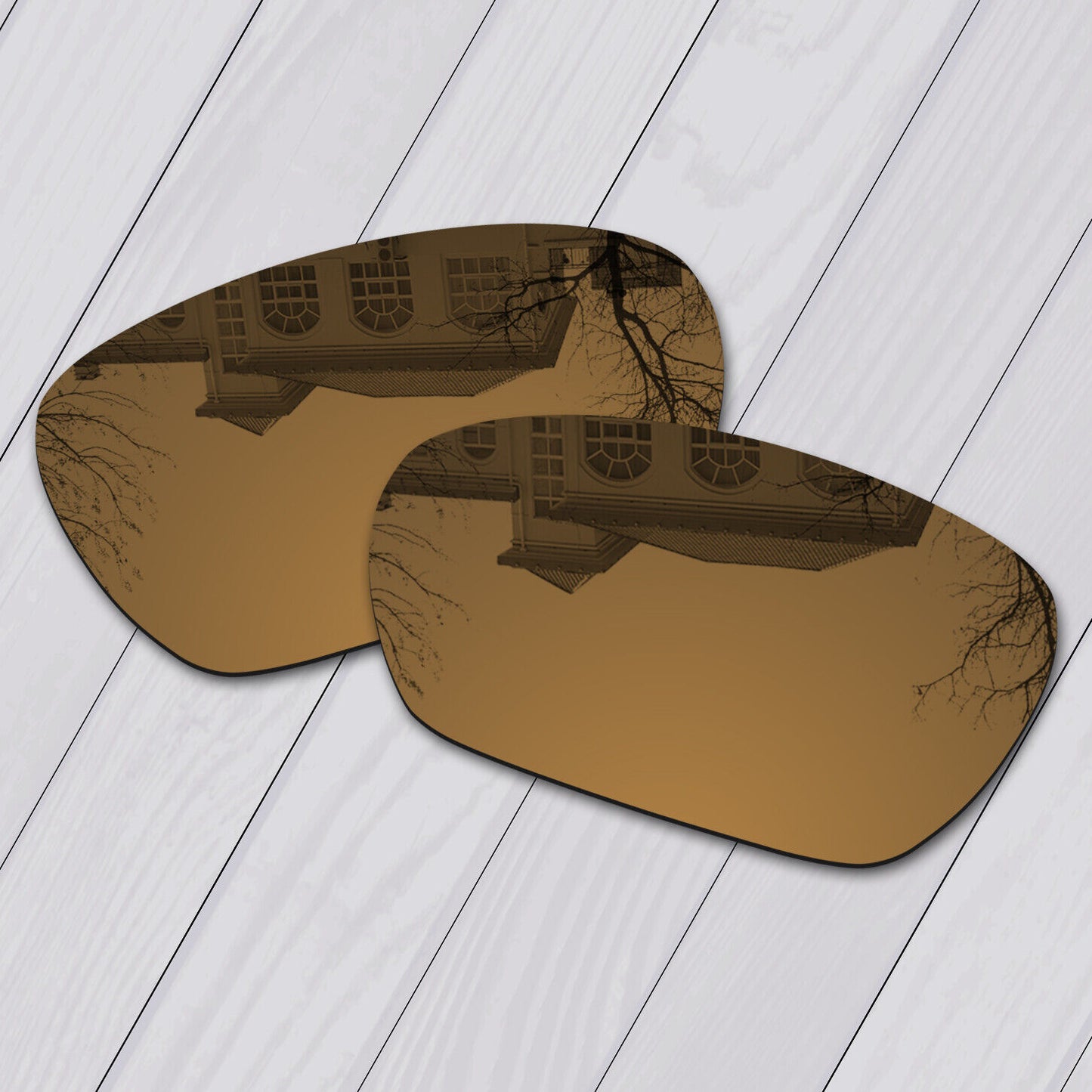 POLARIZED Replacement Lenses & Nose Pad For-Oakley Inmate Sunglass Anti-Scratch