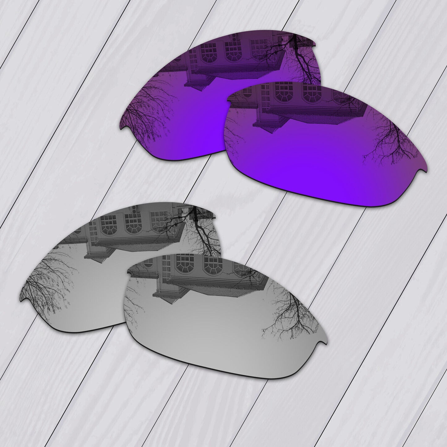 POLARIZED Replacement Lenses For-Oakley Half Jacket Sunglasses Anti-Scratch
