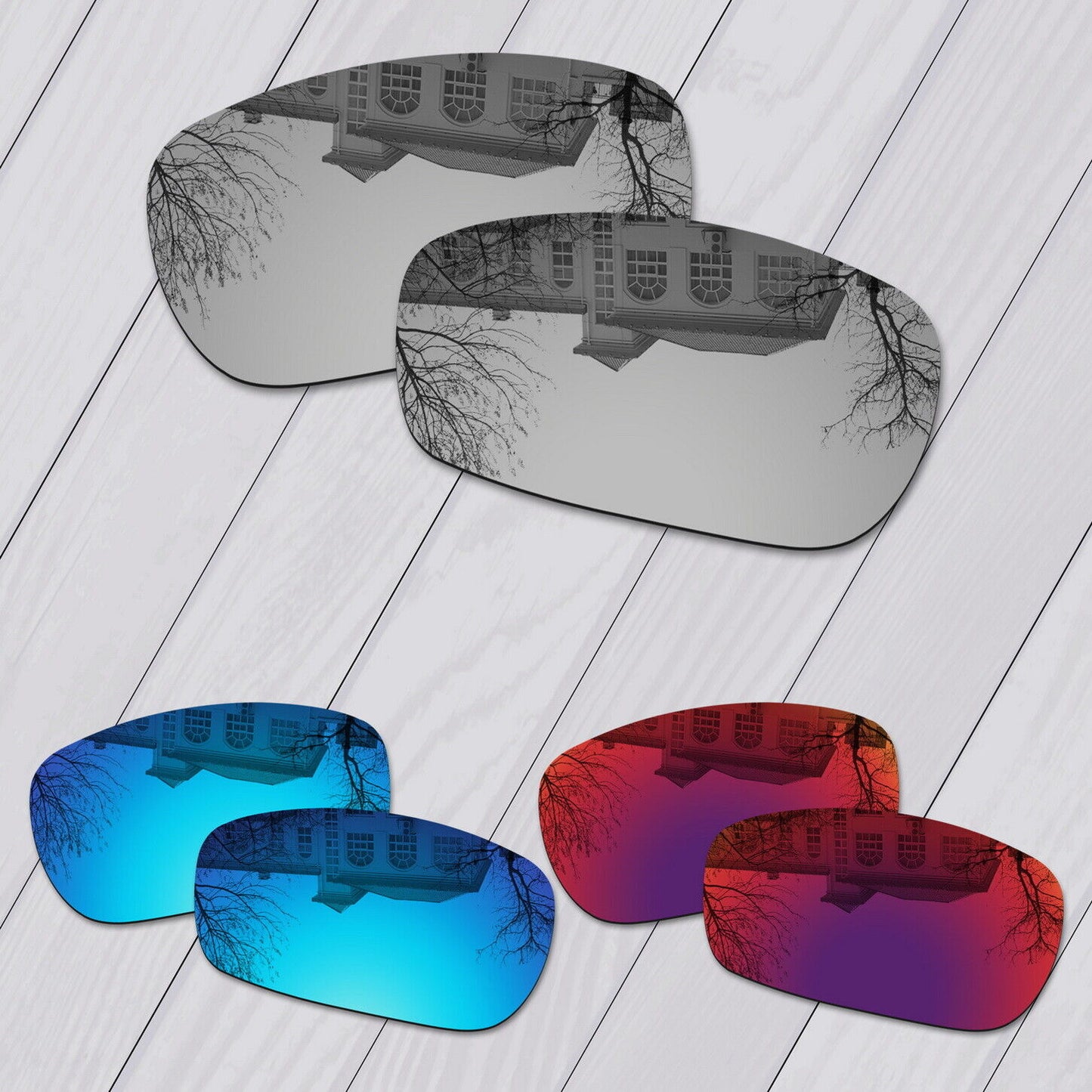 POLARIZED Replacement Lens&Kit For-Oakley Crosshair 2.0 OO4044 Anti-Scratch