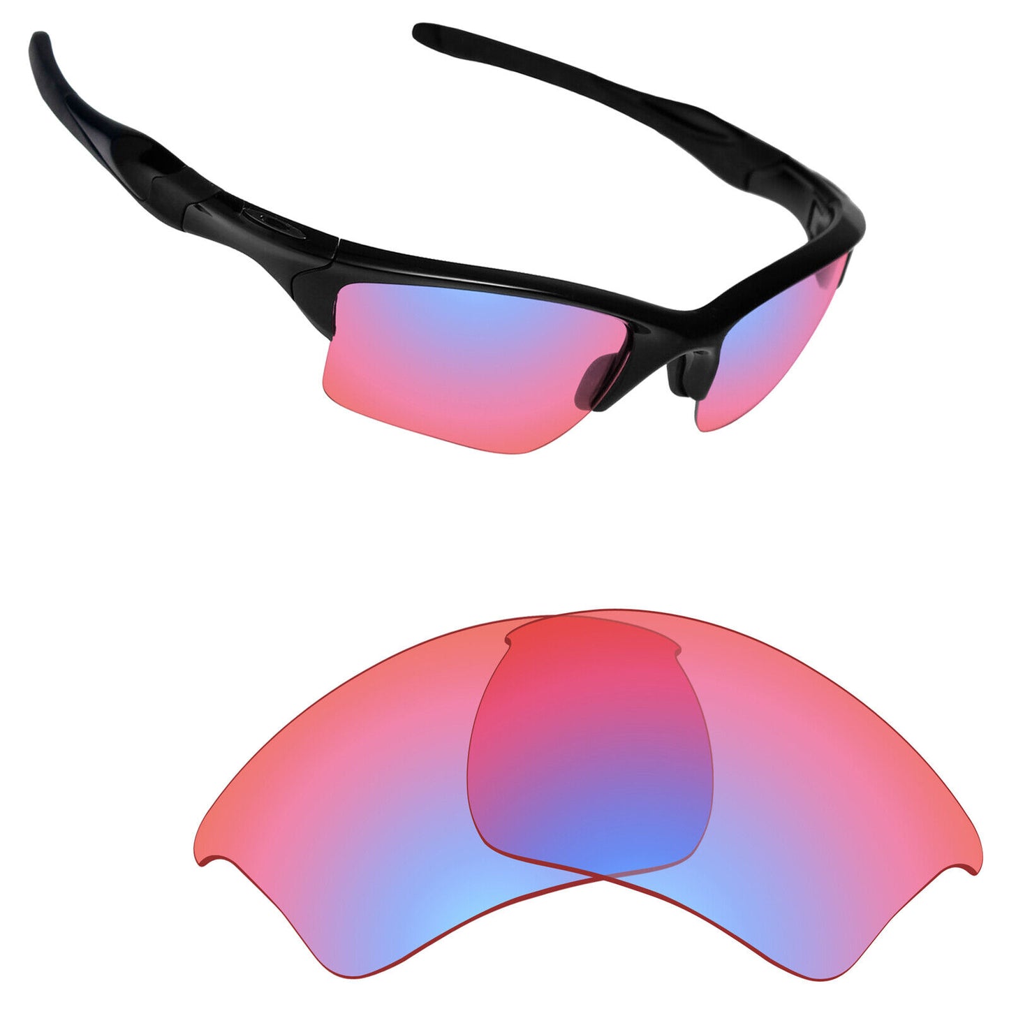 Hawkry Polarized Replacement Lenses for-Oakley Half Jacket 2.0 XL OO9154