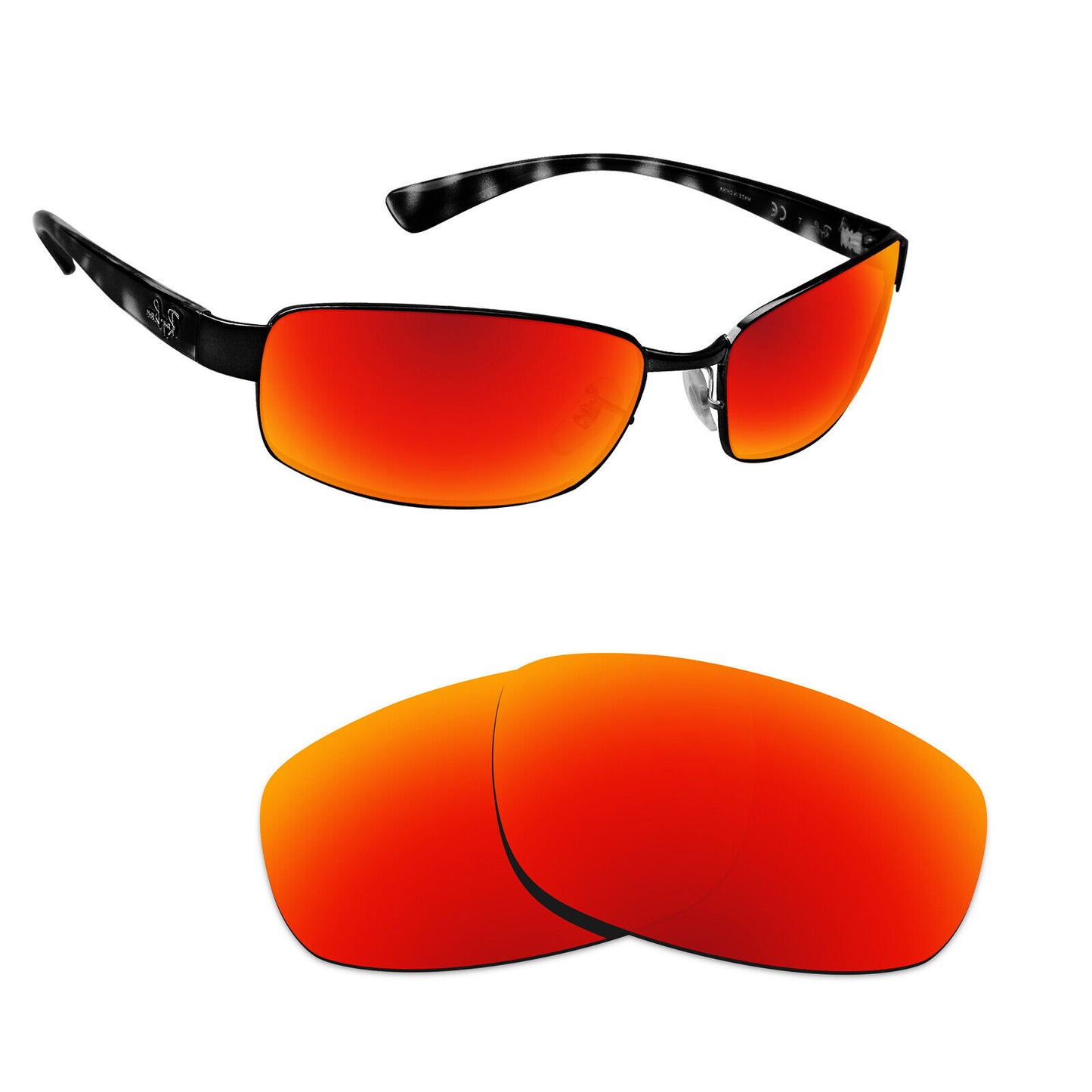Hawkry Polarized Replacement Lenses for - RayBan-RB3364-62 Sunglass - Multiple