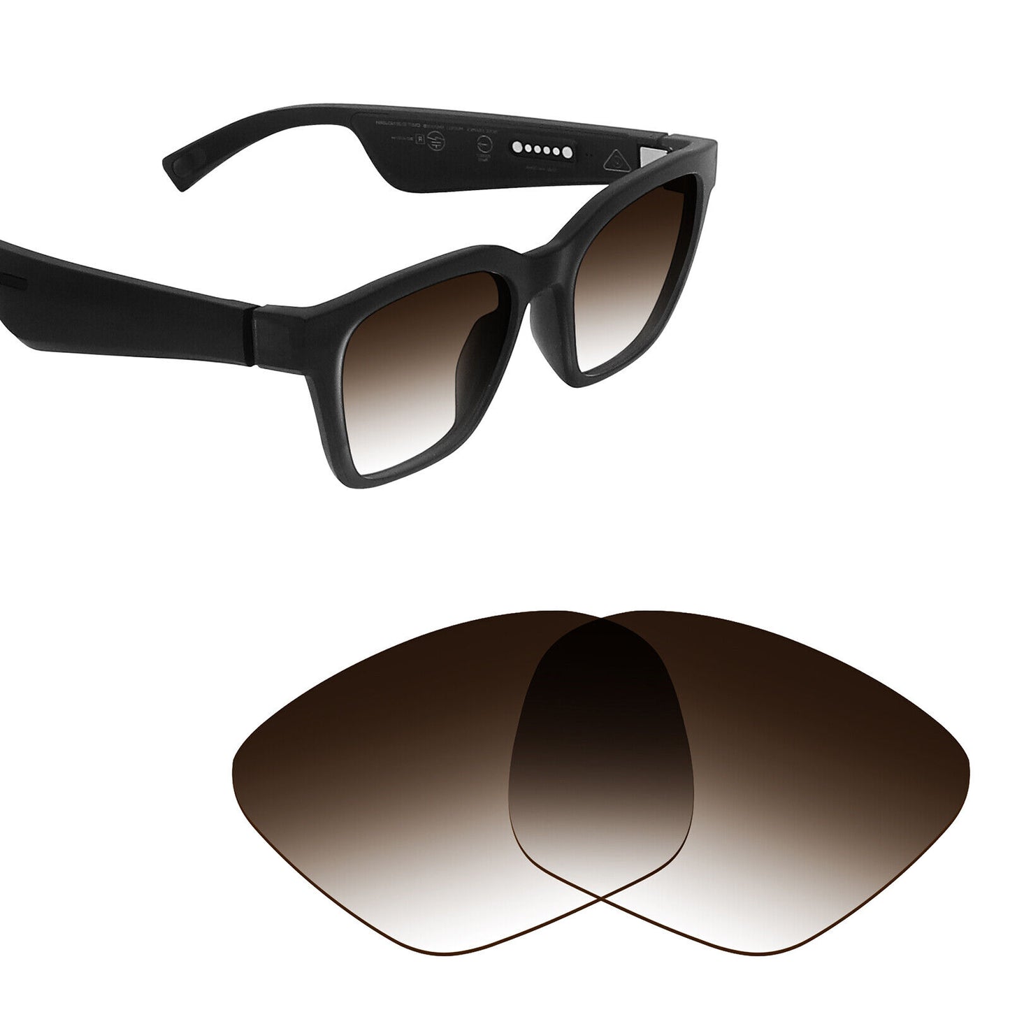 Hawkry Polarized Replacement Lenses for-BOSE Alto S/M Sunglass - Options
