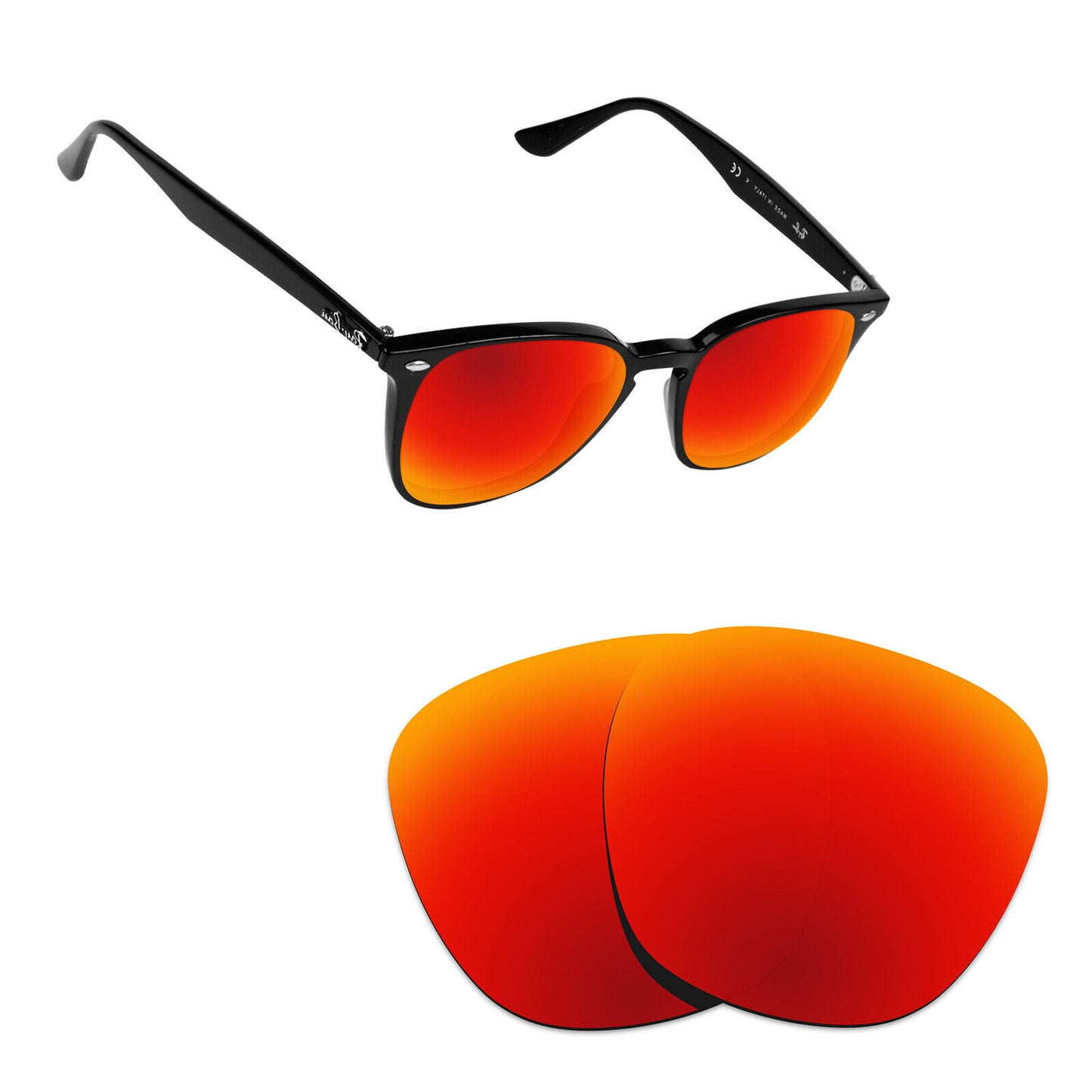 Hawkry Polarized Replacement Lenses for - RayBan-RB4258-50 Sunglass - Multiple