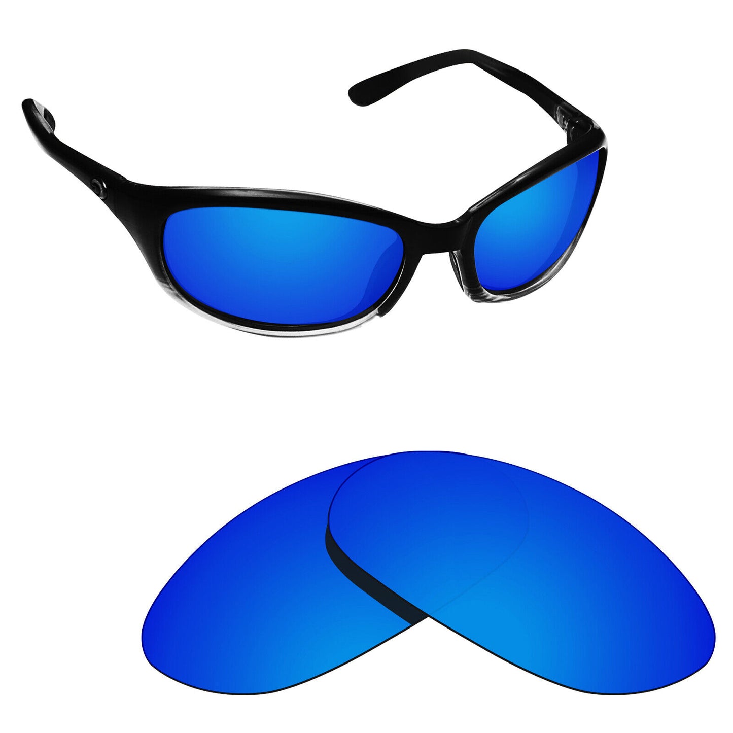 Hawkry Polarized Replacement Lenses for-Costa Harpoon Sunglass - Multiple