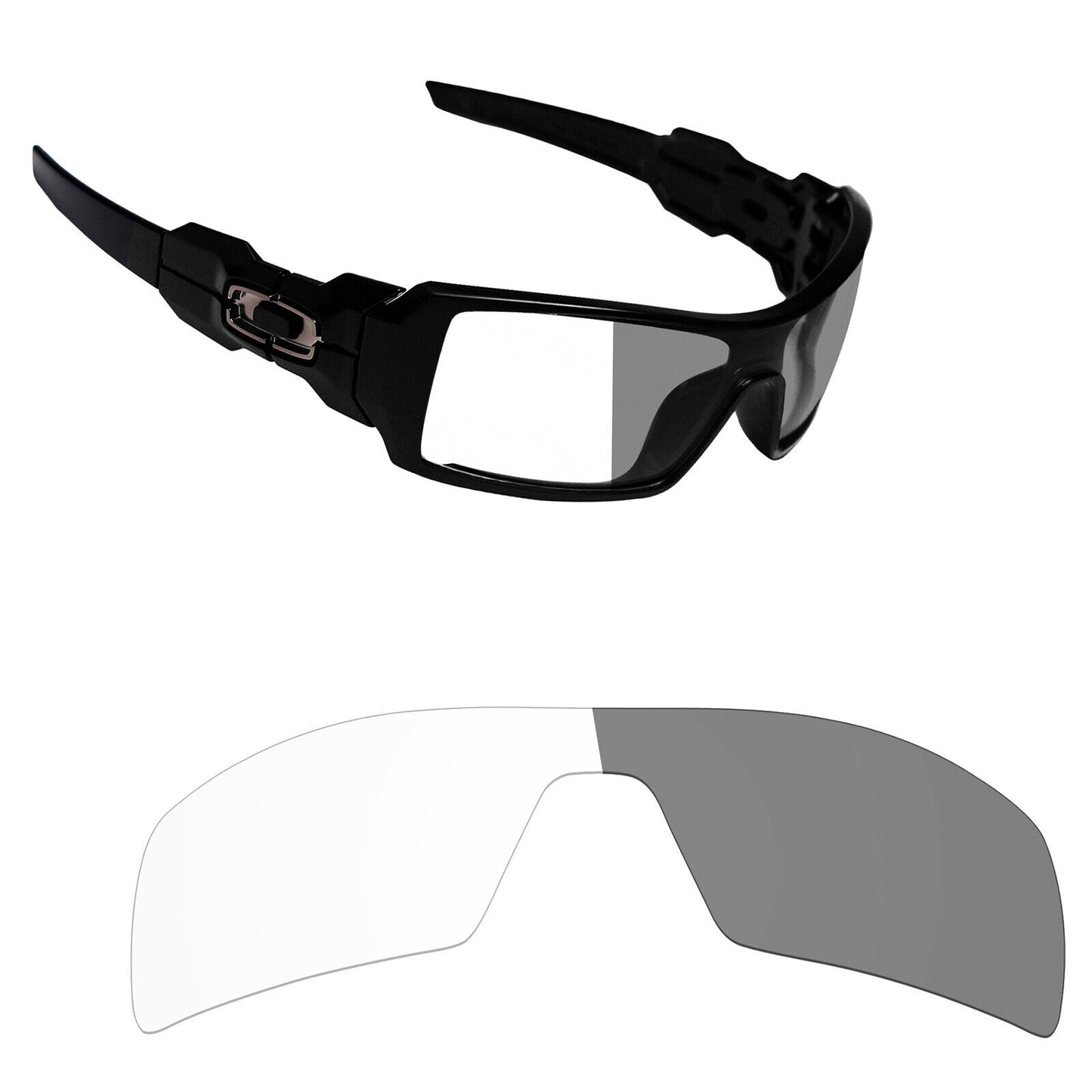Hawkry Polarized Replacement Lenses for-Oakley Oil Rig Sunglass - Options