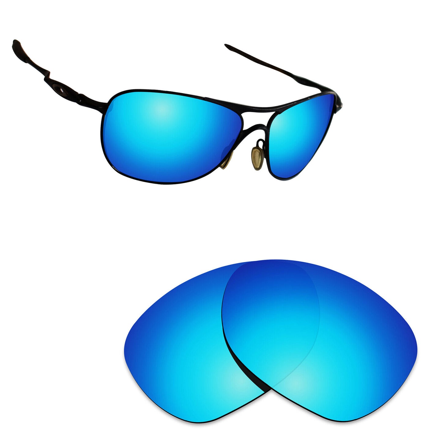 Hawkry Polarized Replacement Lens for-Oakley Crosshair New 2012 Sunglass