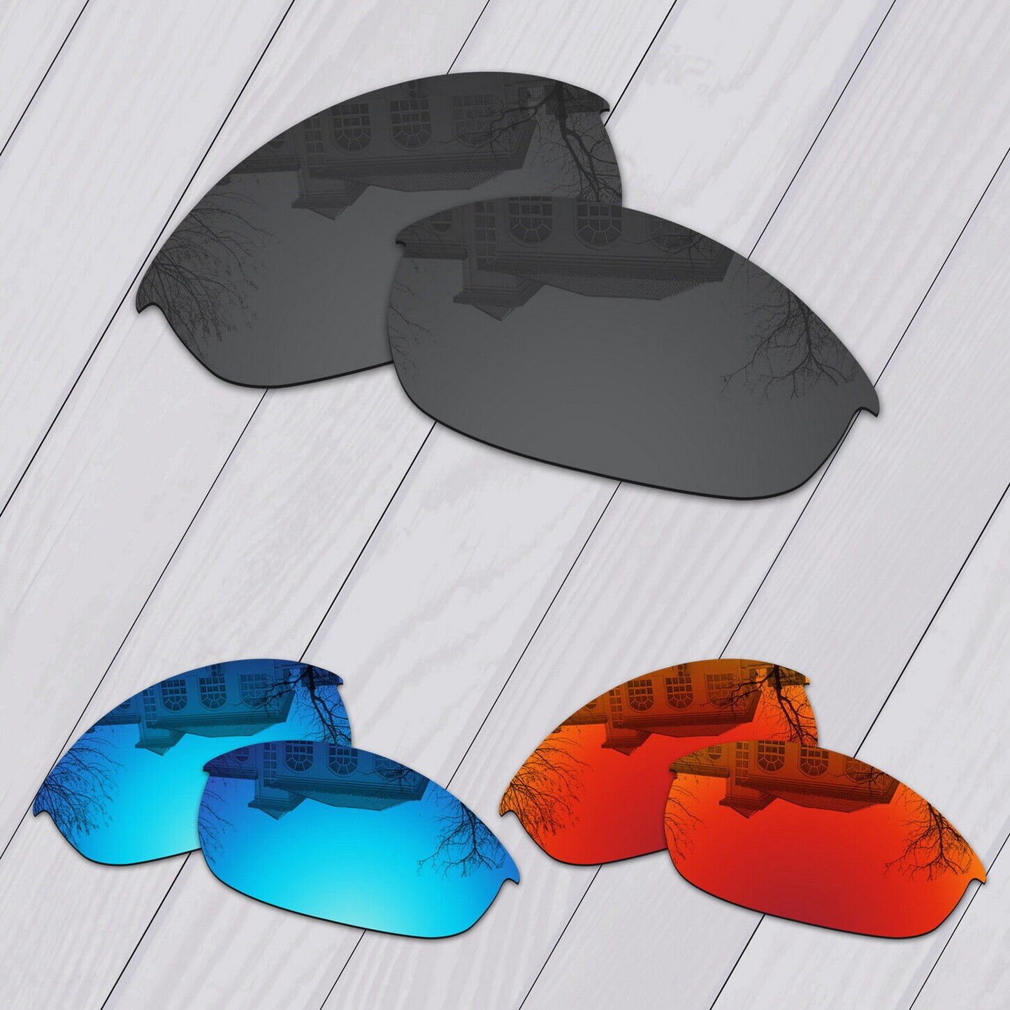 POLARIZED Replacement Lenses&Kit For-Oakley Half Jacket Sunglasses Anti-Scratch