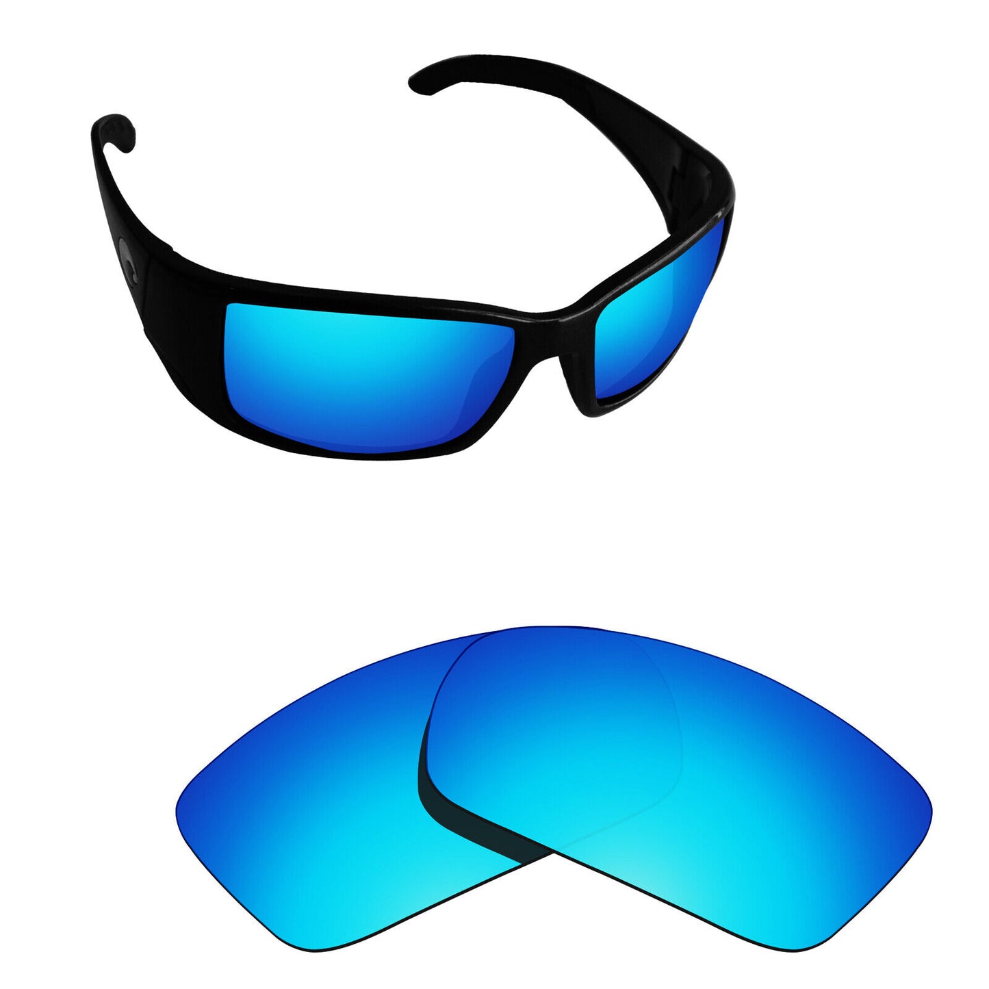 Hawkry Polarized Replacement Lenses for-Costa Blackfin Sunglass - Options