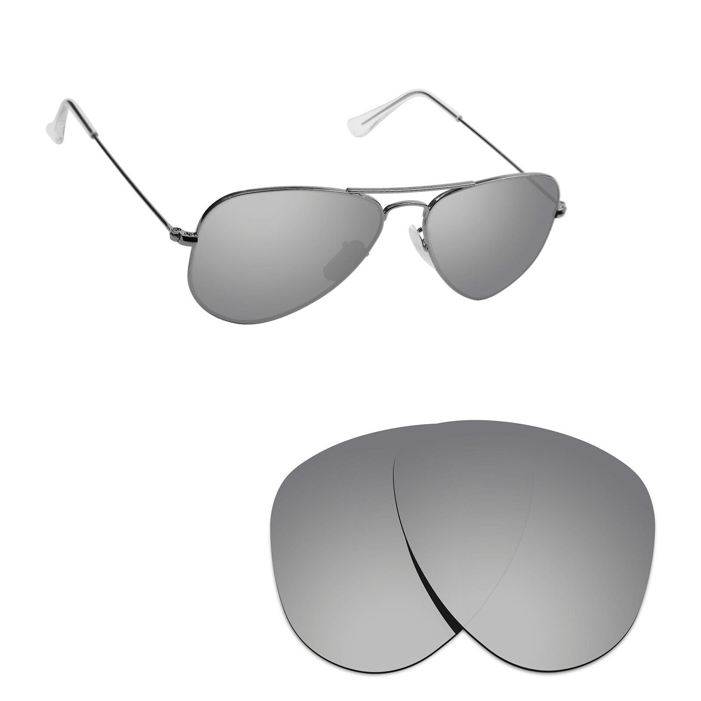 Hawkry Polarized Replacement Lenses for - RayBan-RB3044-52 Sunglass - Multiple