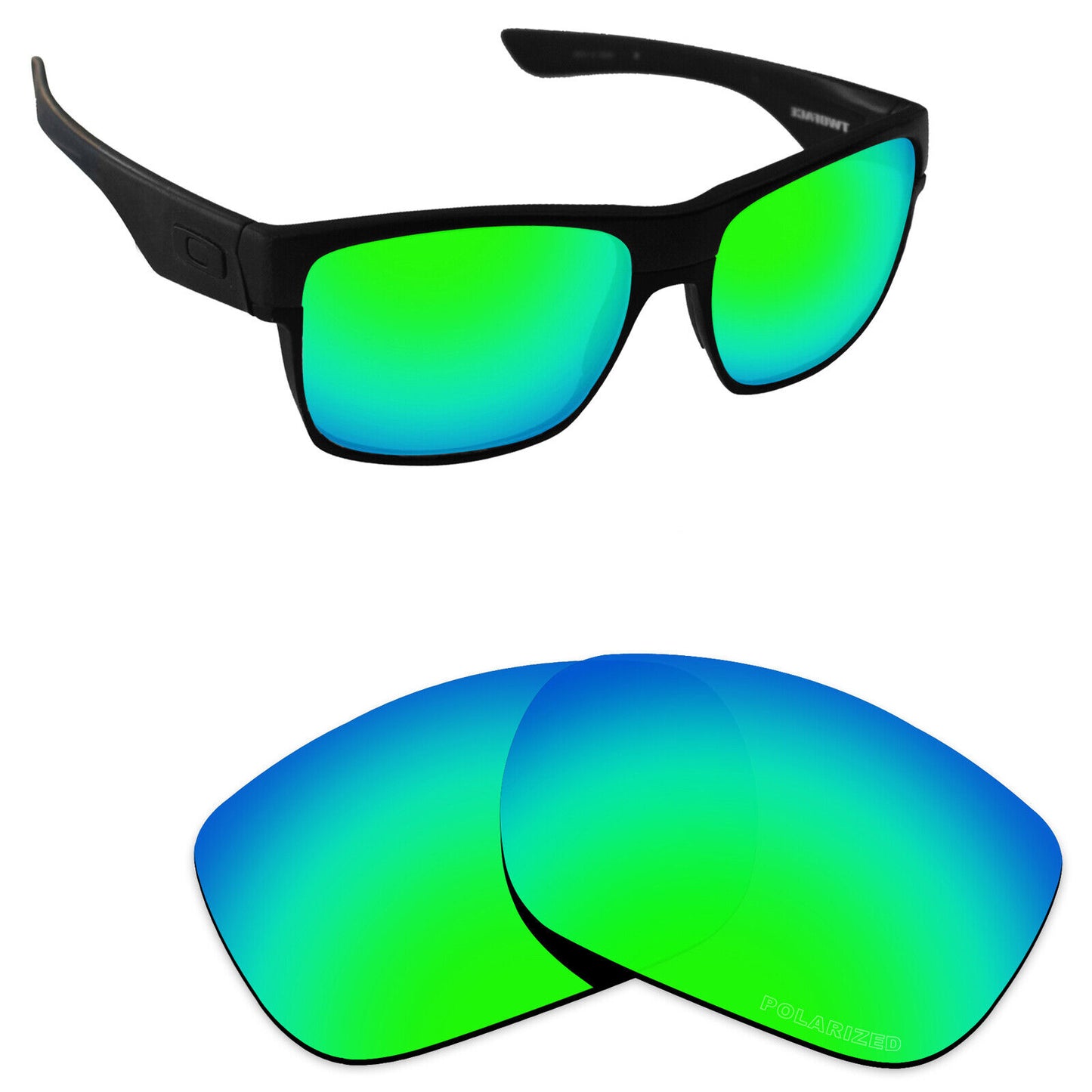 Hawkry Polarized Replacement Lenses for-Oakley TwoFace OO9189 Sunglass - Options