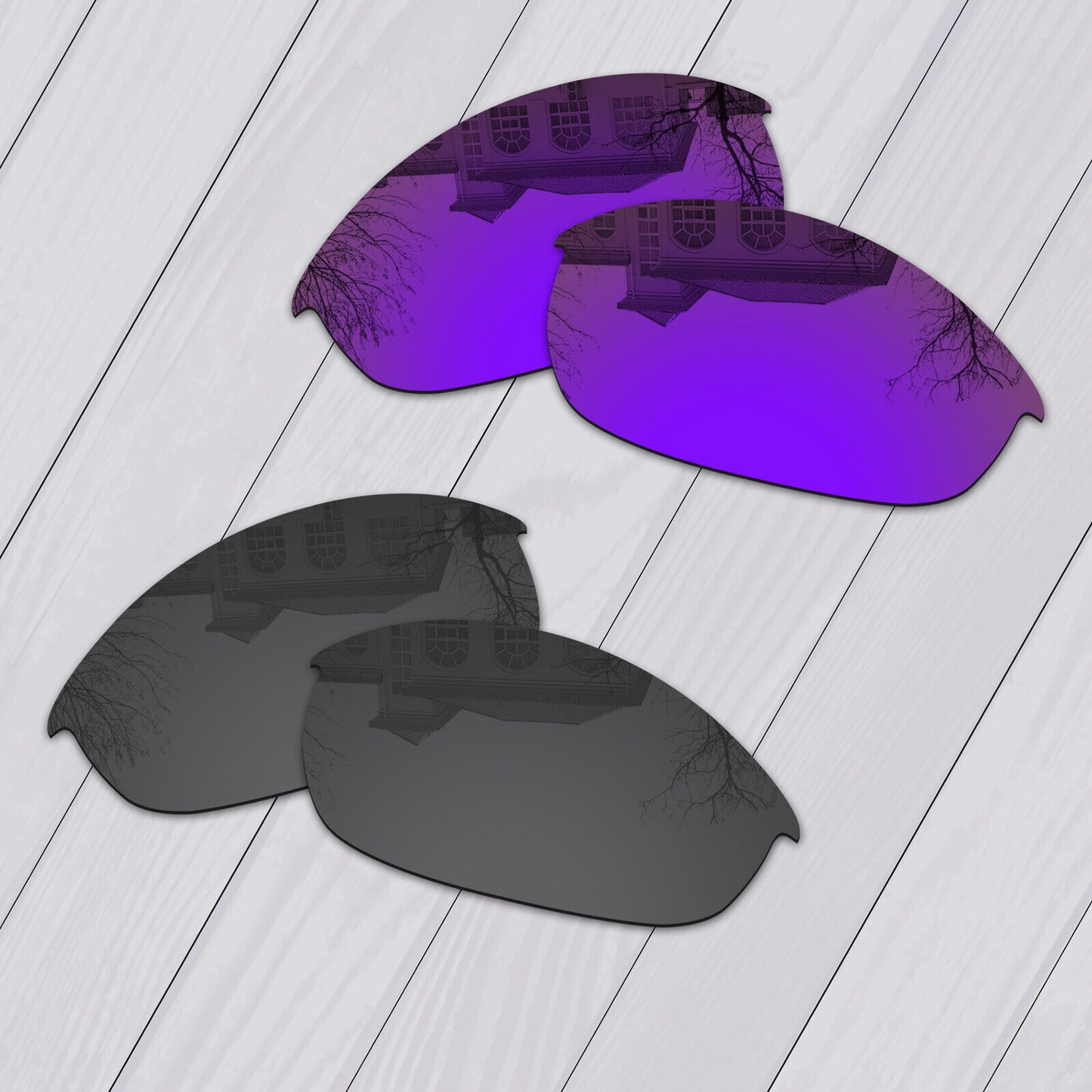 POLARIZED Replacement Lenses For-Oakley Half Jacket Sunglasses Anti-Scratch