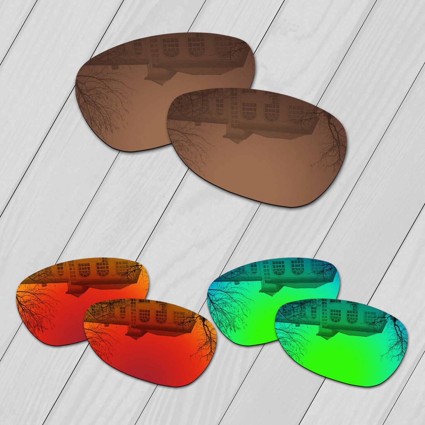 POLARIZED Replacement Lenses & Nosepad For-Oakley Felon Sunglasses Anti-Scratch