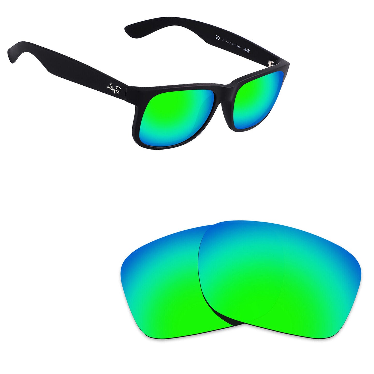 Hawkry Polarized Replacement Lens for-RayBan RB4165-51 Sunglass - Options