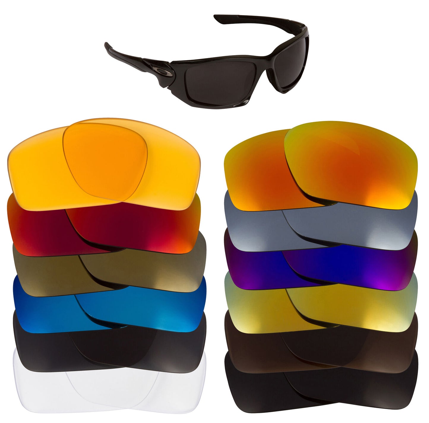 LenSwitch Replacement Lenses for Oakley Scalpel Sunglasses Multi-Color