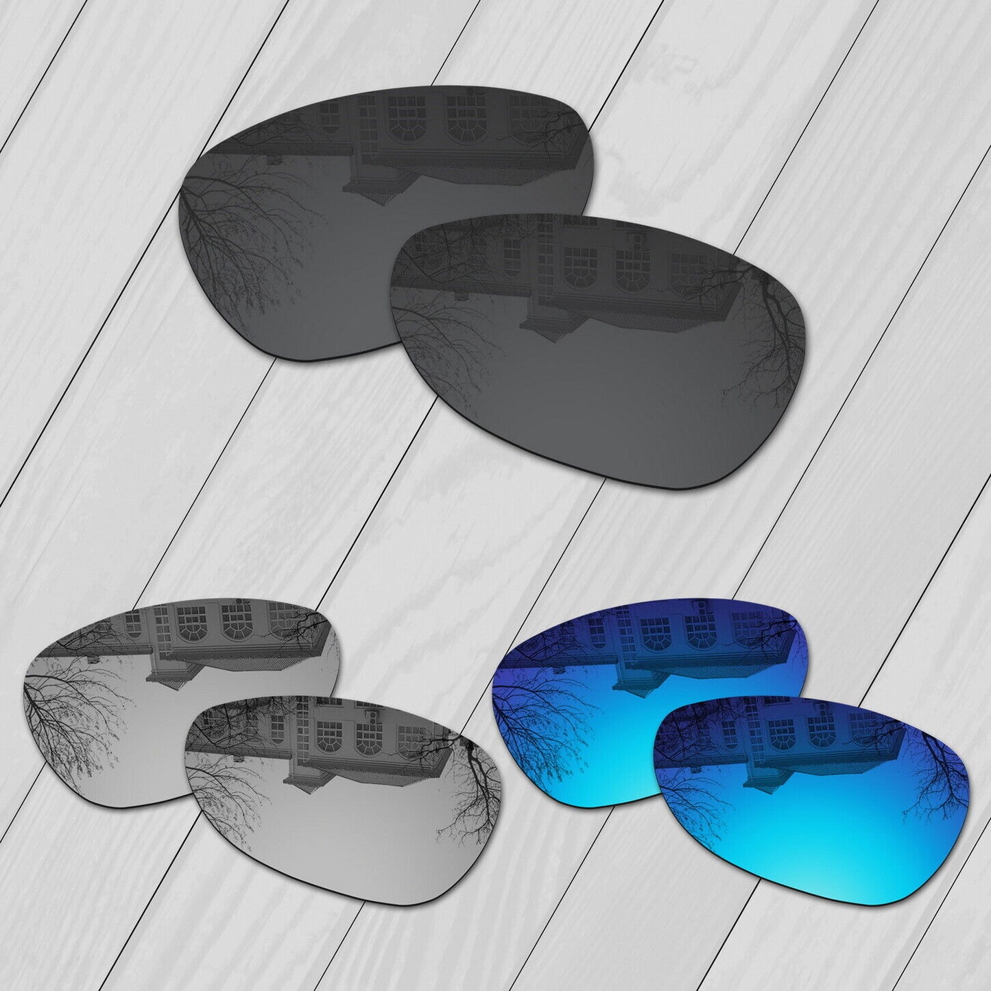 POLARIZED Replacement Lenses & Nosepad For-Oakley Felon Sunglasses Anti-Scratch