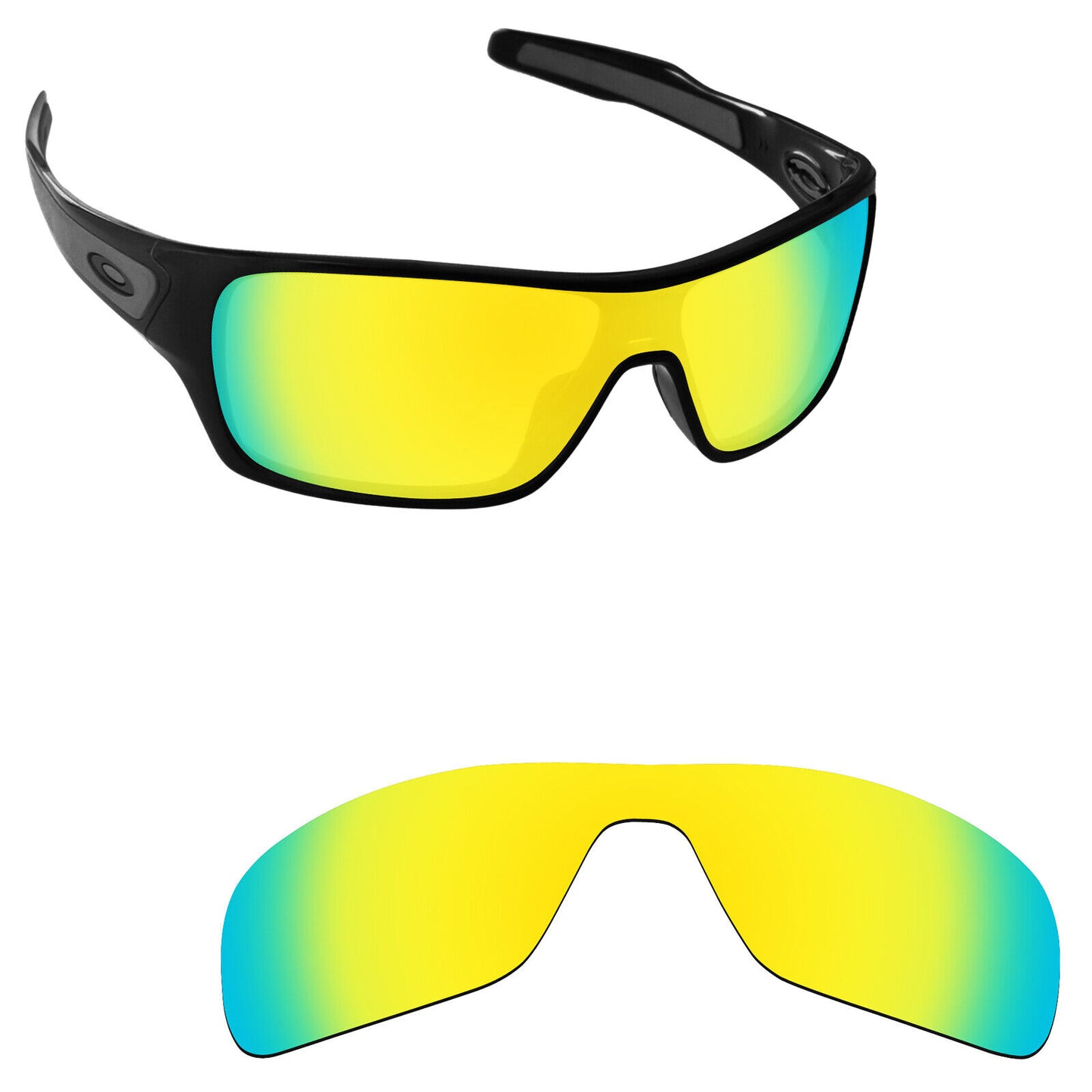 Hawkry Polarized Replacement Lenses for-Oakley Turbine Rotor OO9307 - Options