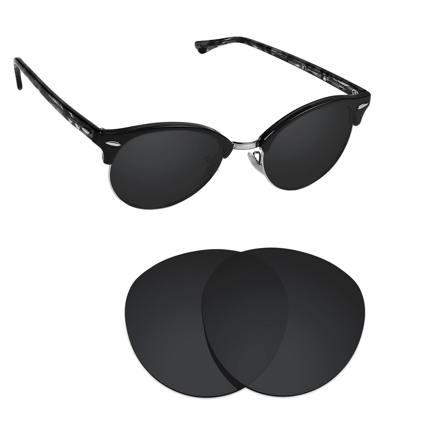 Hawkry Polarized Replacement Lenses for - RayBan-RB4246-51 Sunglass - Multiple