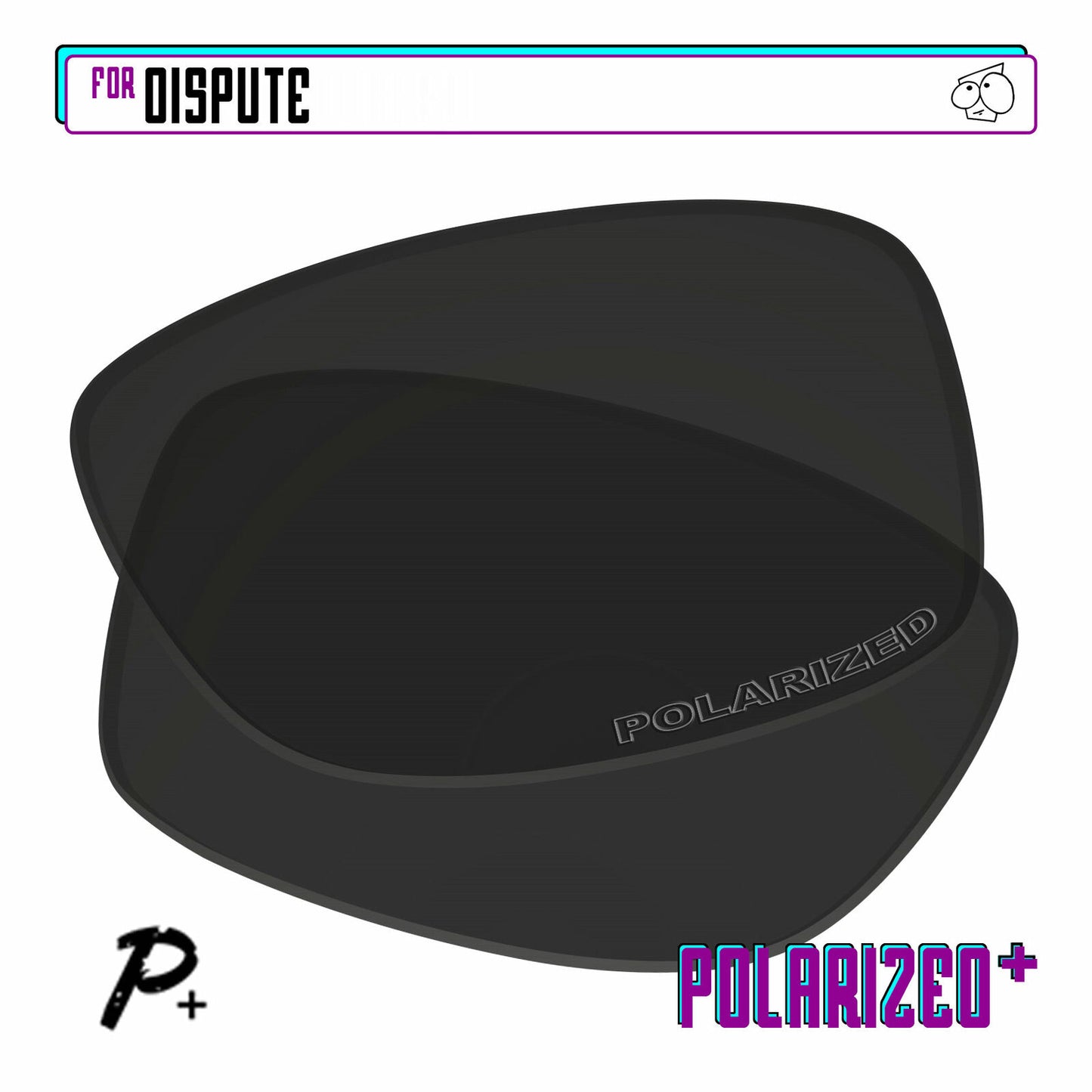 POLARIZED+ Replacement Lens For-Oakley Dispute Sunglass Anti-Scratch