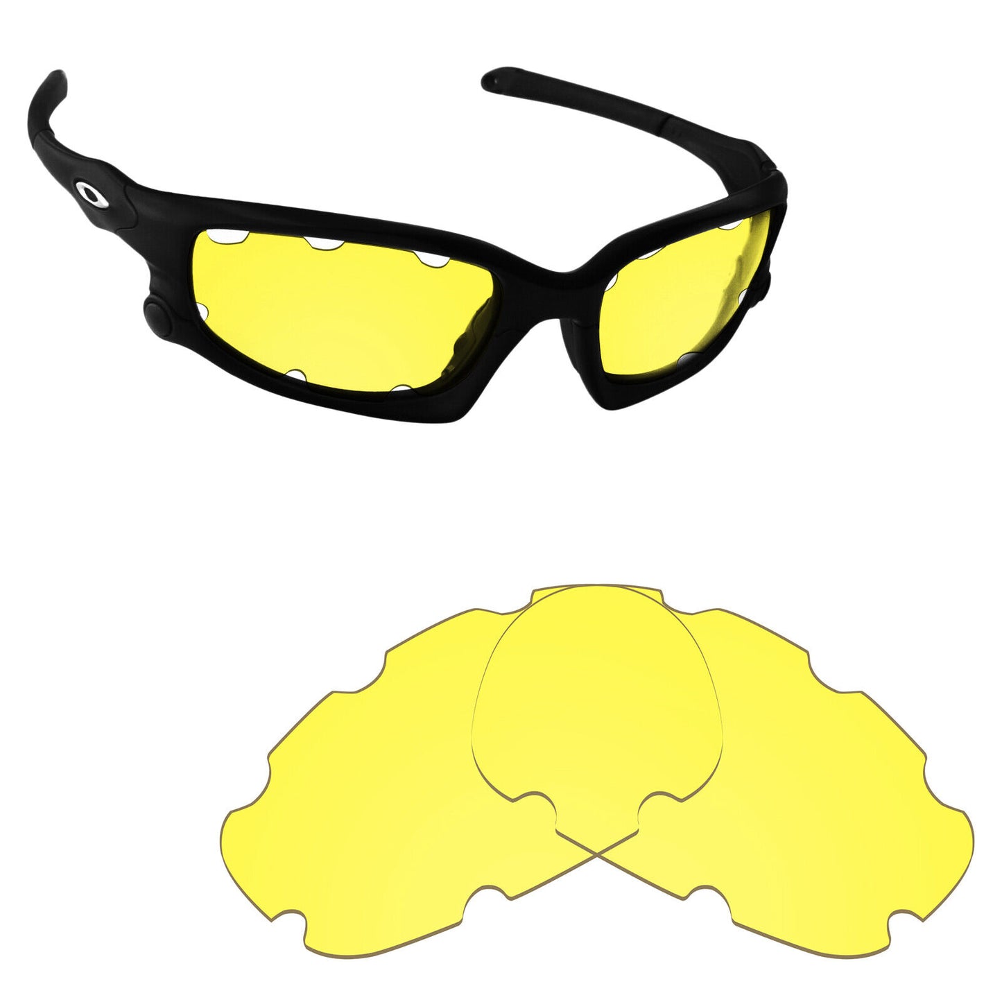 Hawkry Polarized Replacement Lens for-Oakley Split Jacket Vented OO9099 Multiple