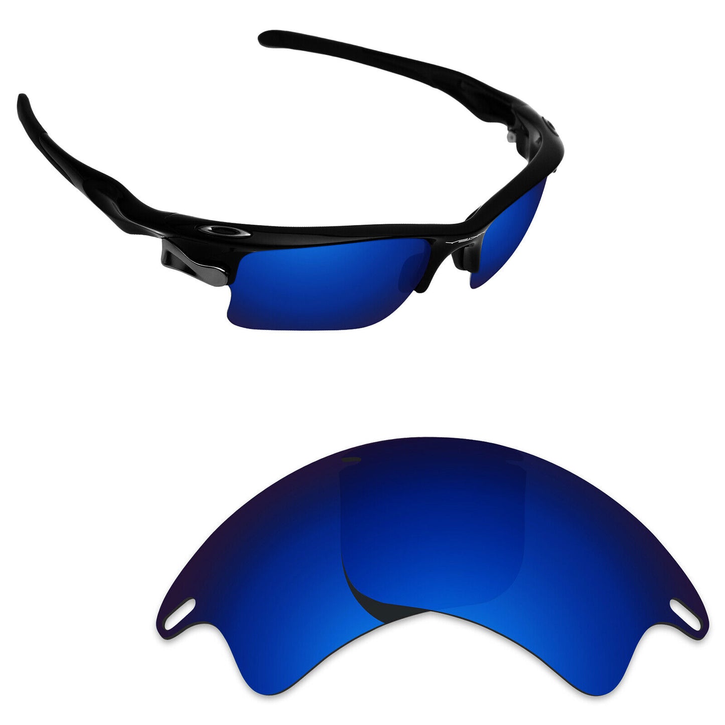 Hawkry Polarized Replacement Lens for-Oakley Fast Jacket XL OO9156 - Options