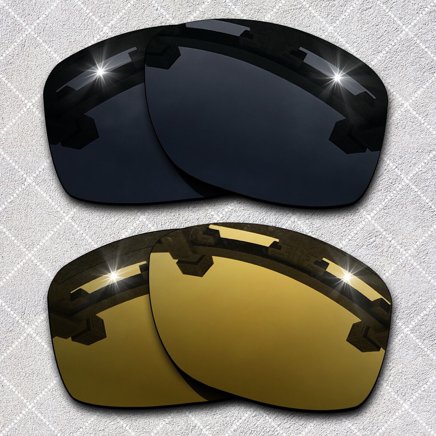 HeyRay Replacement Lenses for Pit Bull Asian Fit OO9161 Sunglasses Polarized-Opt