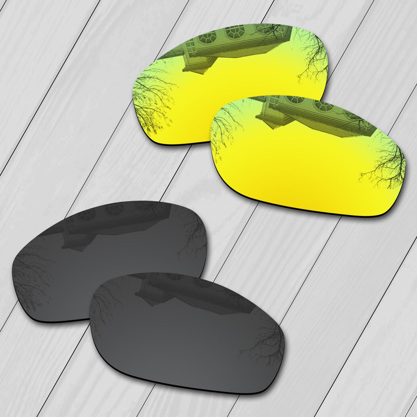 POLARIZED Replacement Lenses For-Oakley Monster Dog Sunglasses Anti-Scratch