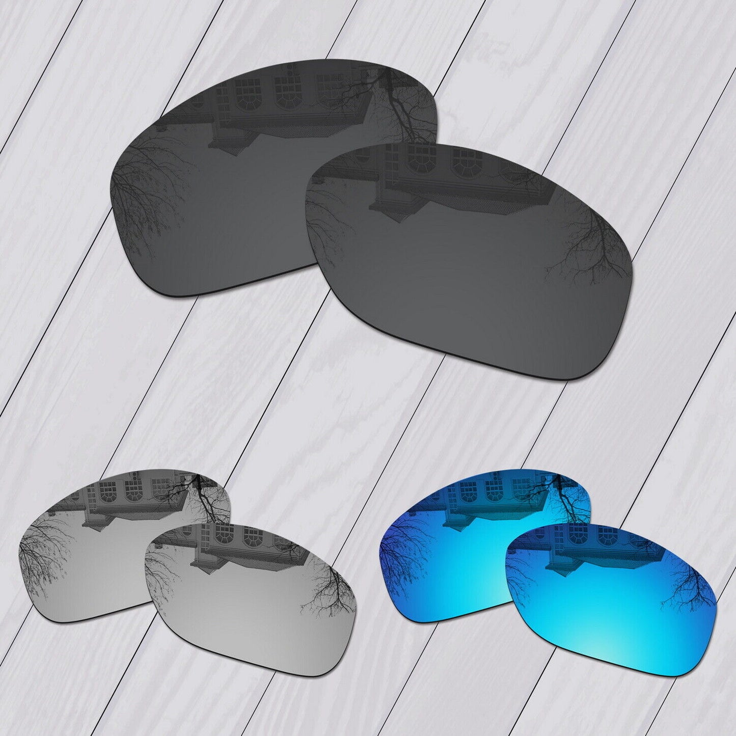 POLARIZED Replacement Lot Lenses For-Oakley Pit Bull OO9127 Anti-Scratch