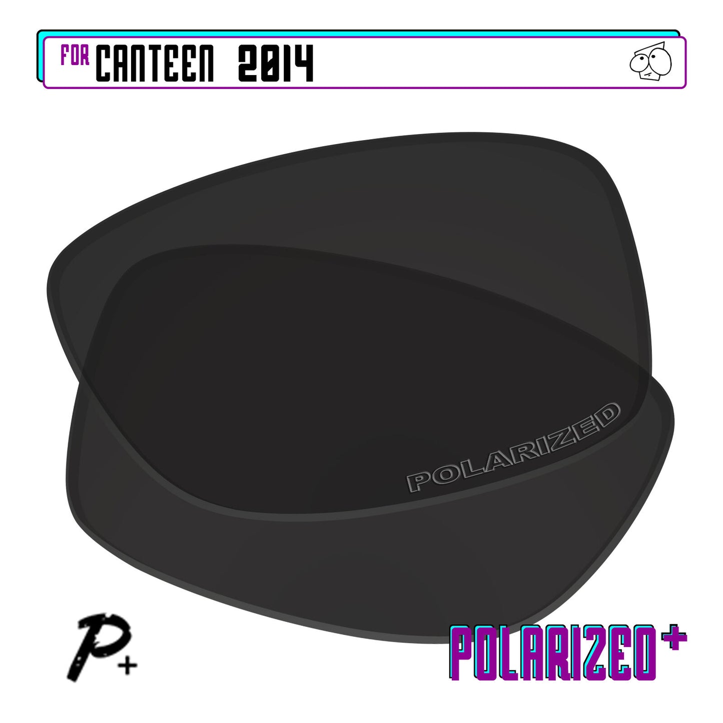 POLARIZED+ Replacement Lens For-Oakley Canteen 2014 Sunglass Anti-Scratch