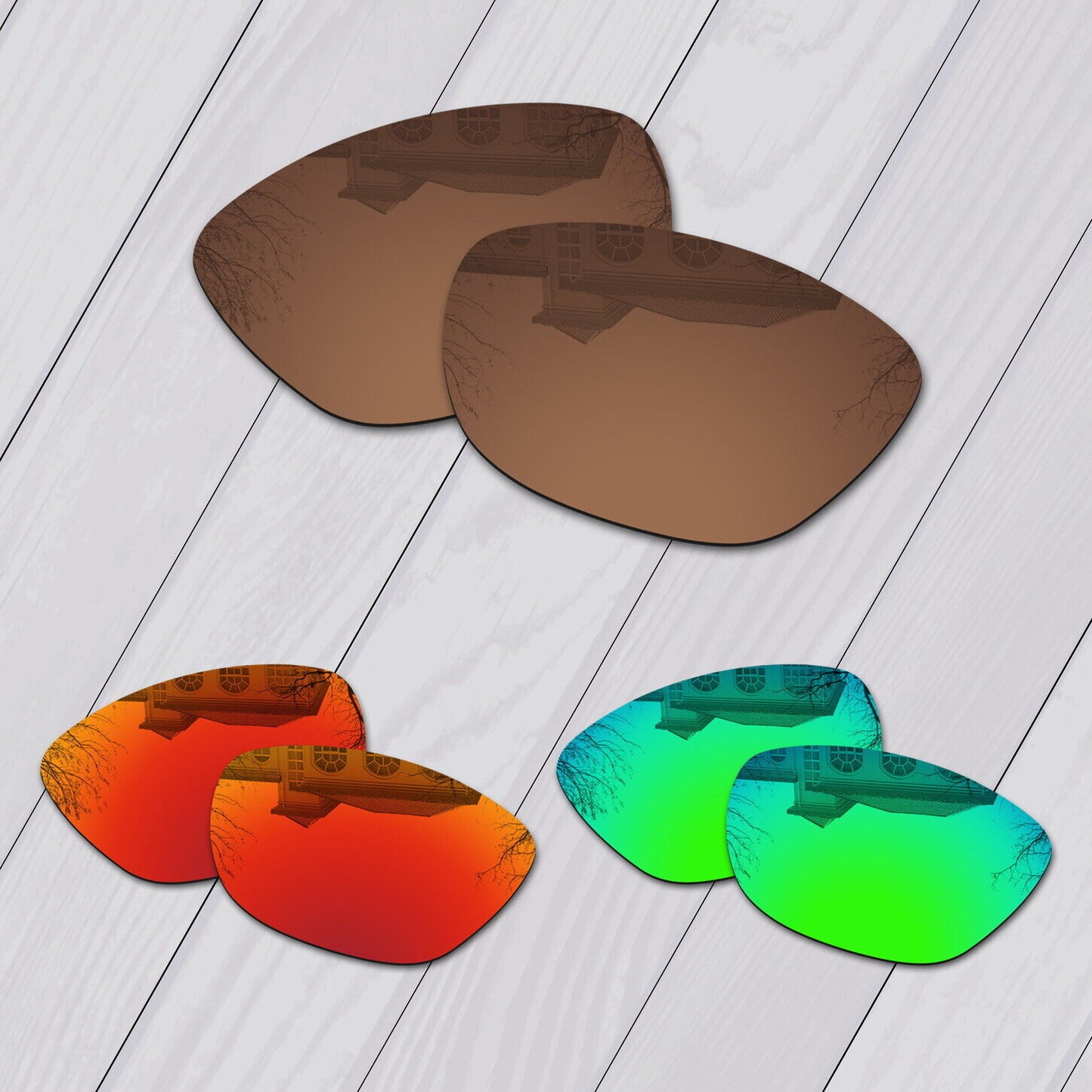 POLARIZED Replacement Lenses For-Oakley Jupiter Sunglasses Anti-Scratch