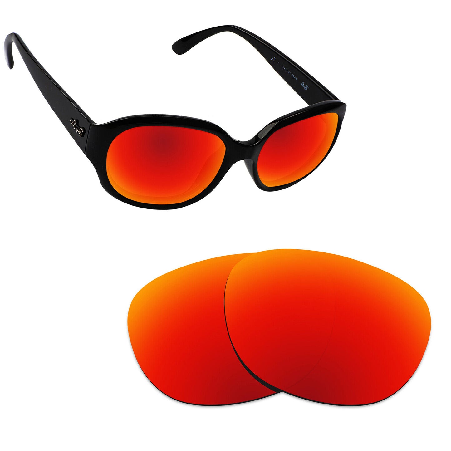 Hawkry Polarized Replacement Lenses for - RayBan-RB4198-55 Sunglass - Multiple