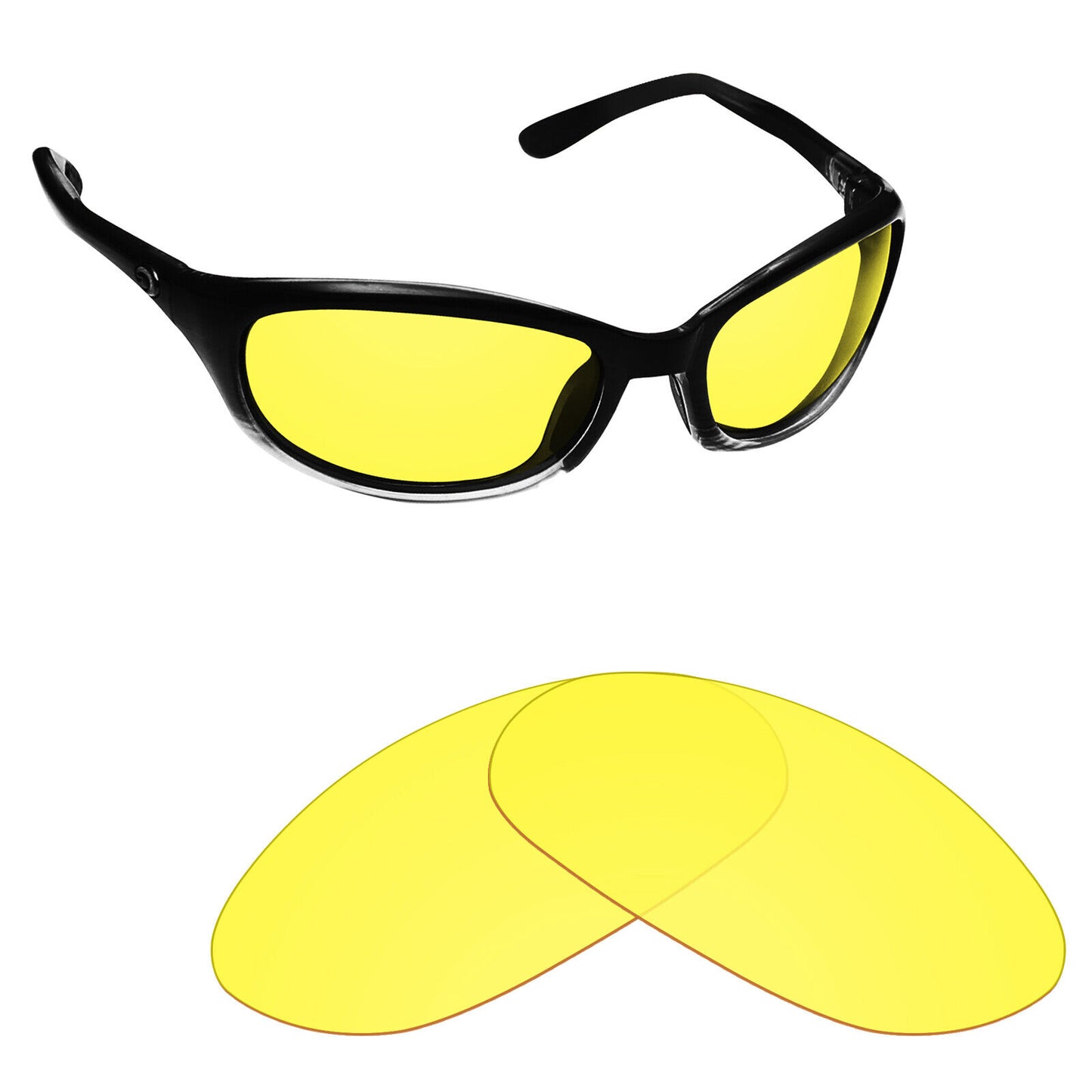 Hawkry Polarized Replacement Lenses for-Costa Harpoon Sunglass - Multiple