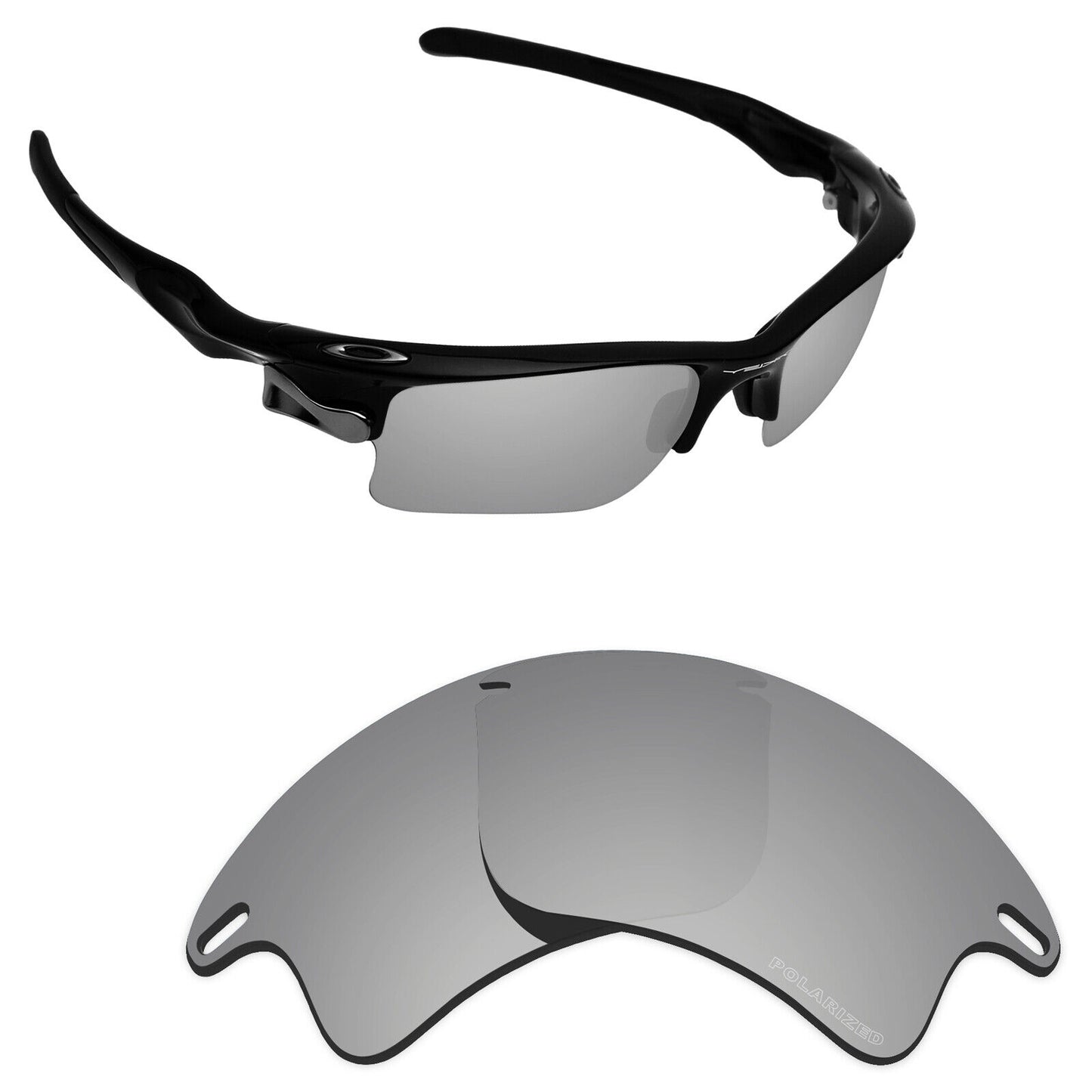 Hawkry Polarized Replacement Lens for-Oakley Fast Jacket XL OO9156 - Options