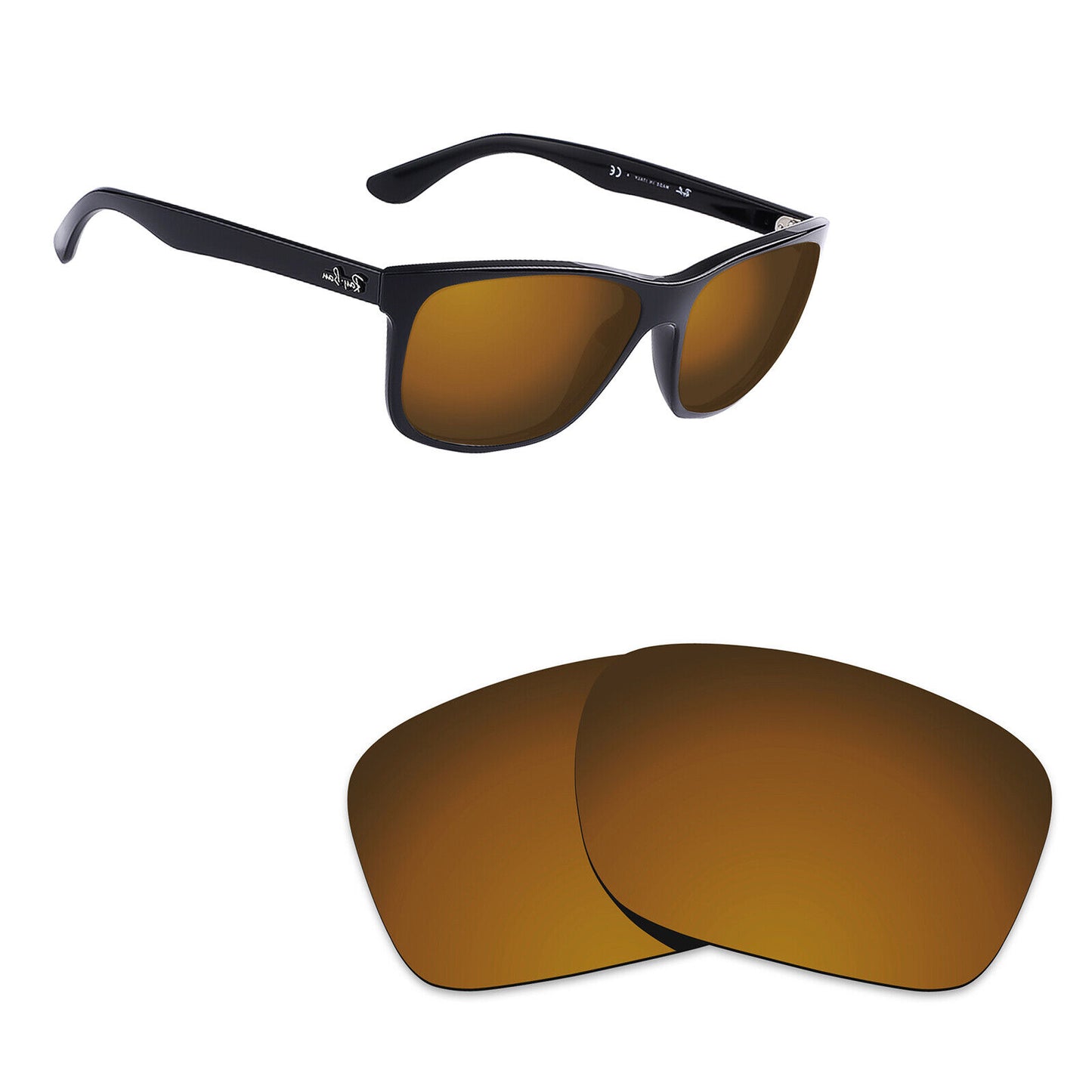 Hawkry Polarized Replacement Lenses for - RayBan-RB4181-57 Sunglass - Multiple