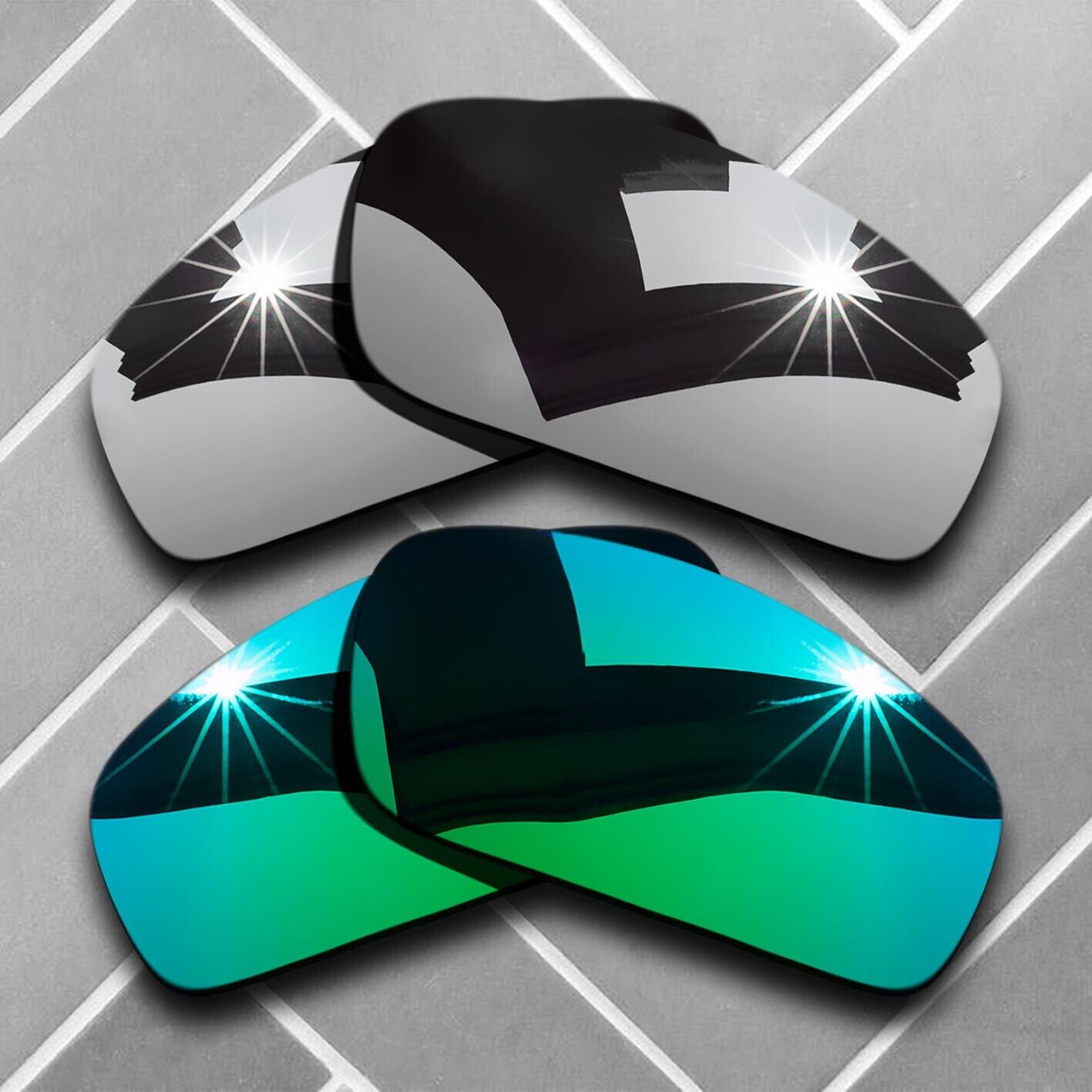 Polarized Anti-Scratch Replacement Lenses for-Oakley Monster Pup Choices US
