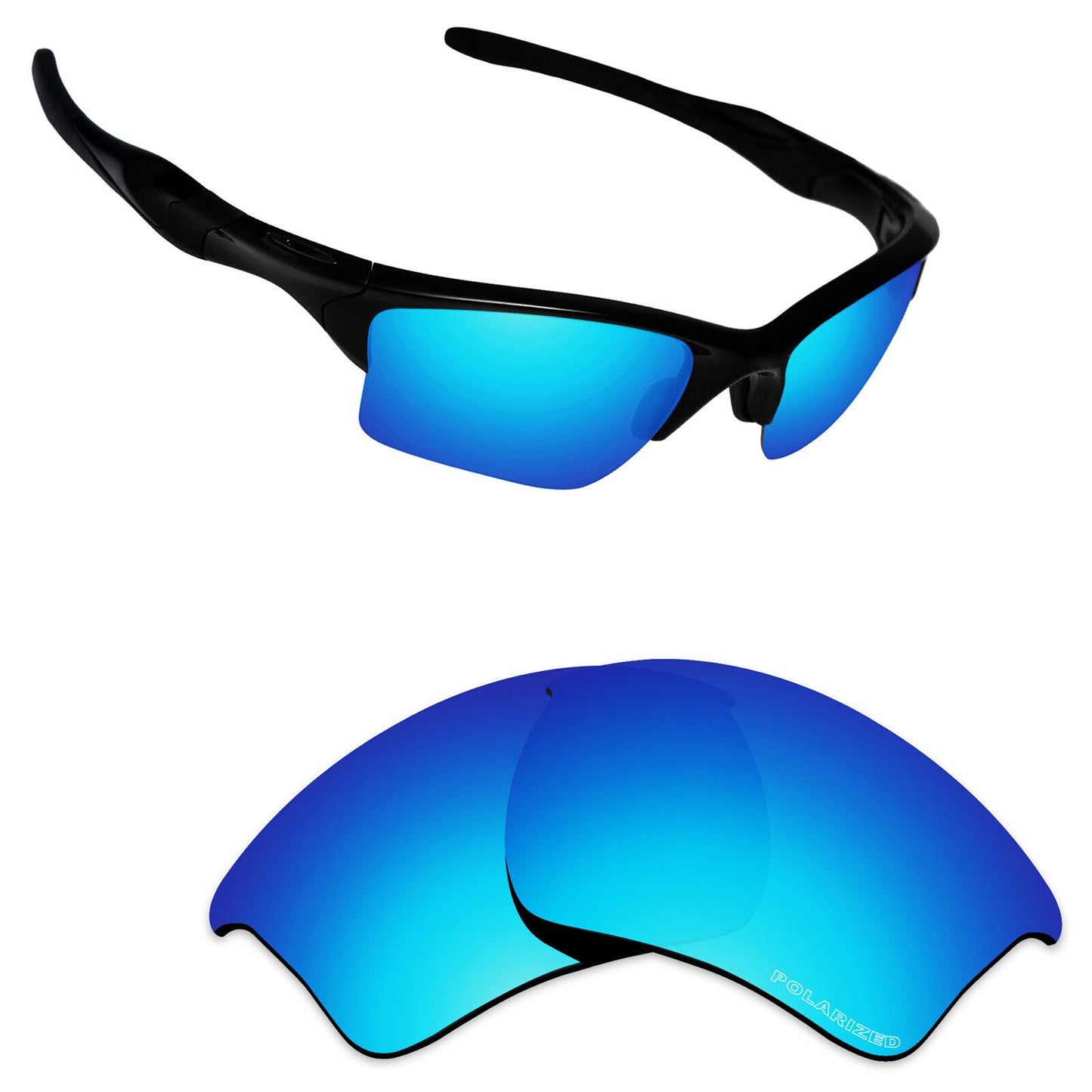 Hawkry Polarized Replacement Lens for-Oakley Half Jacket 2.0 XL OO9154 - Options