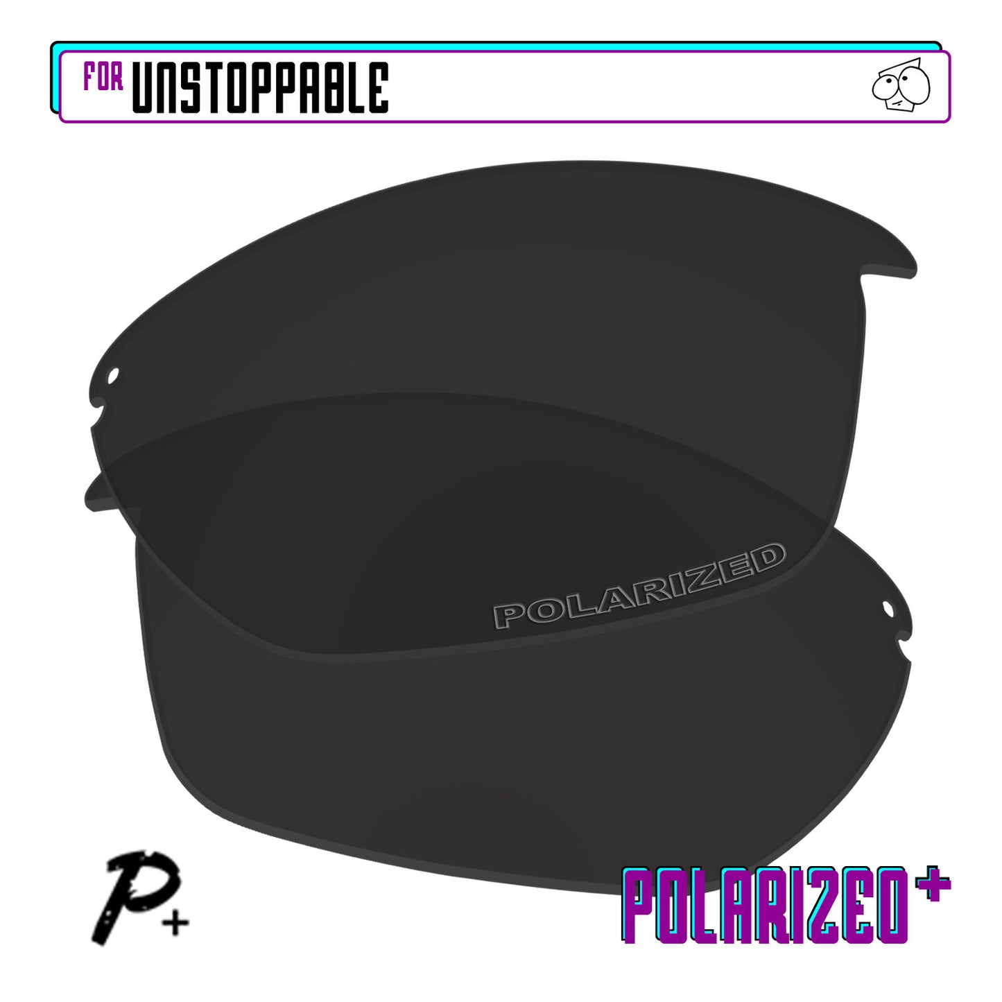 POLARIZED+ Replacement Lens For-Oakley Unstoppable Sunglass Anti-Scratch
