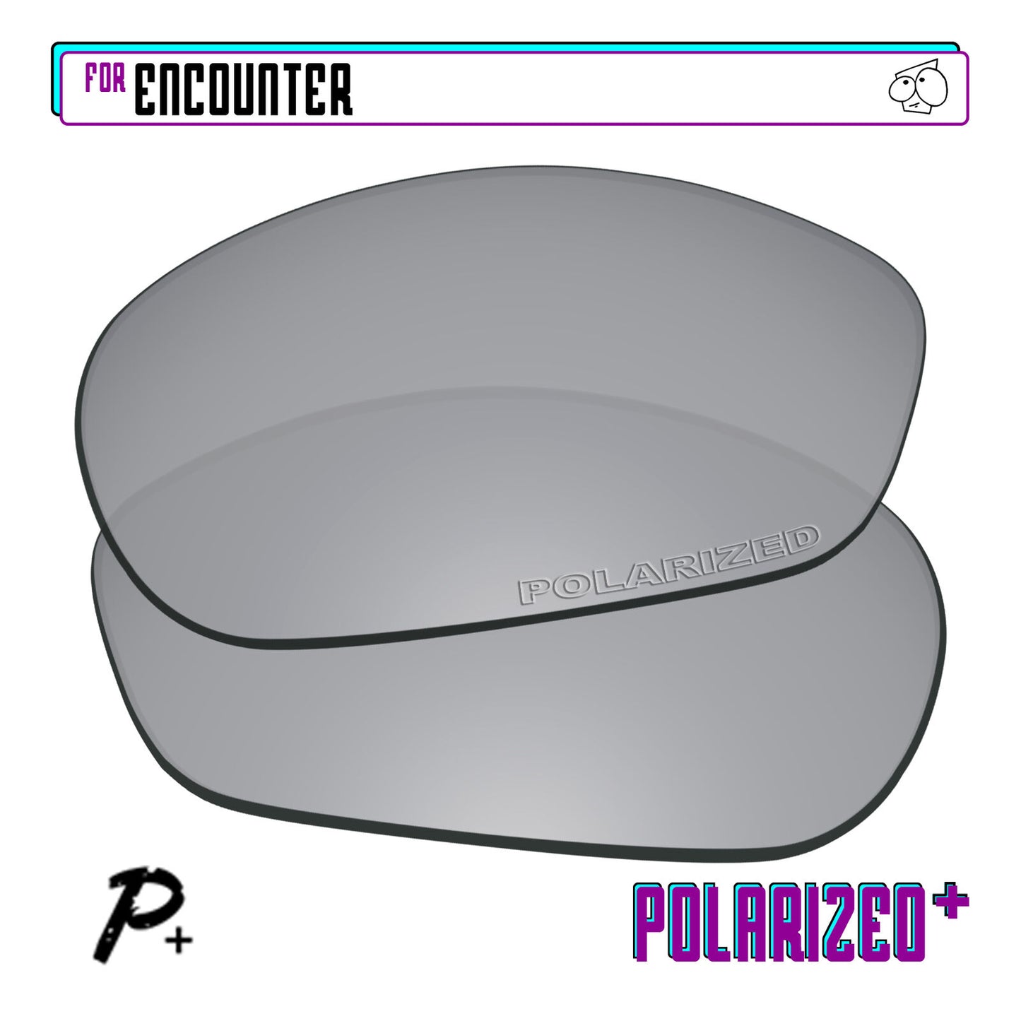 POLARIZED+ Replacement Lens For-Oakley Encounter Sunglass Anti-Scratch