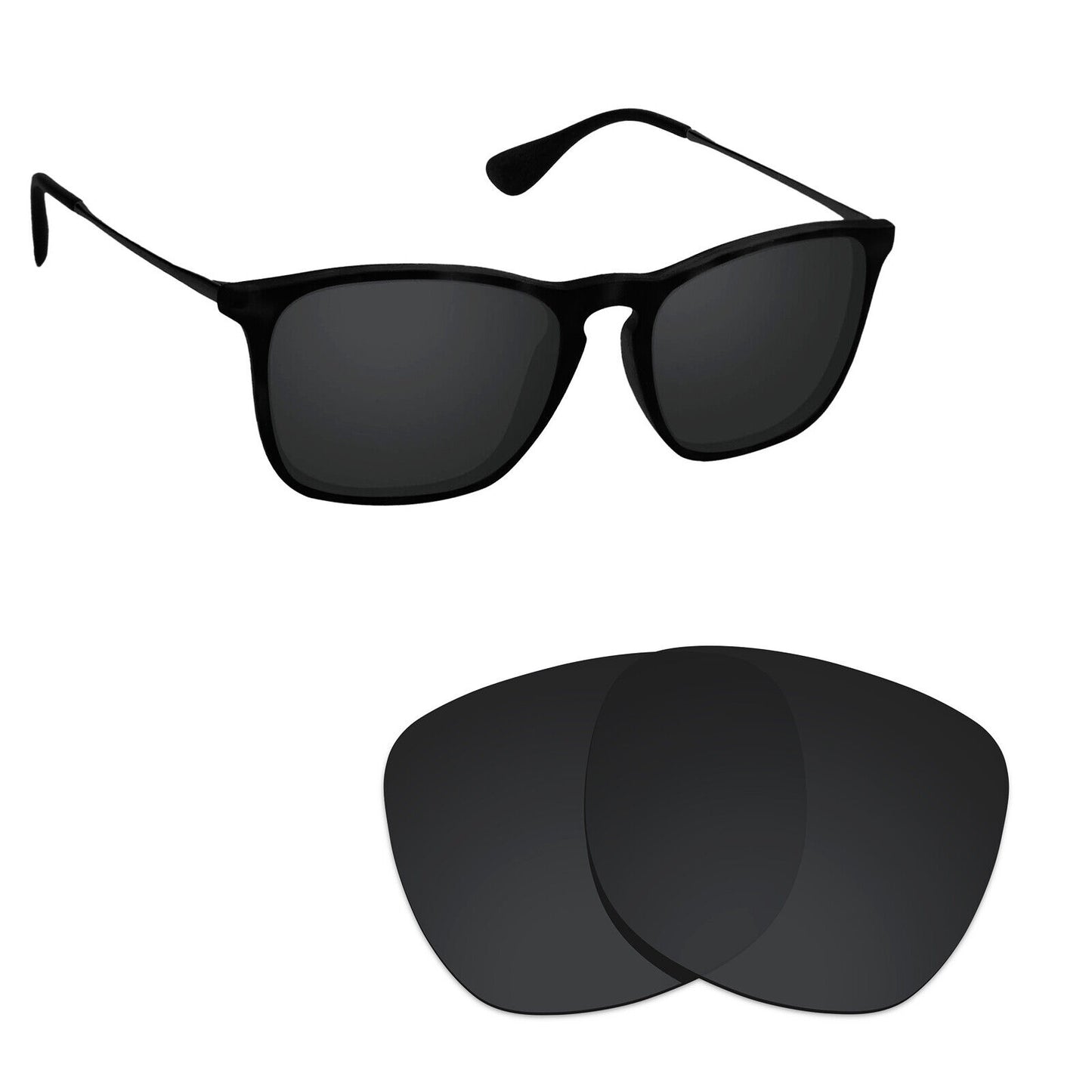 Hawkry Polarized Replacement Lenses for - RayBan-RB4187-54 Sunglass - Multiple