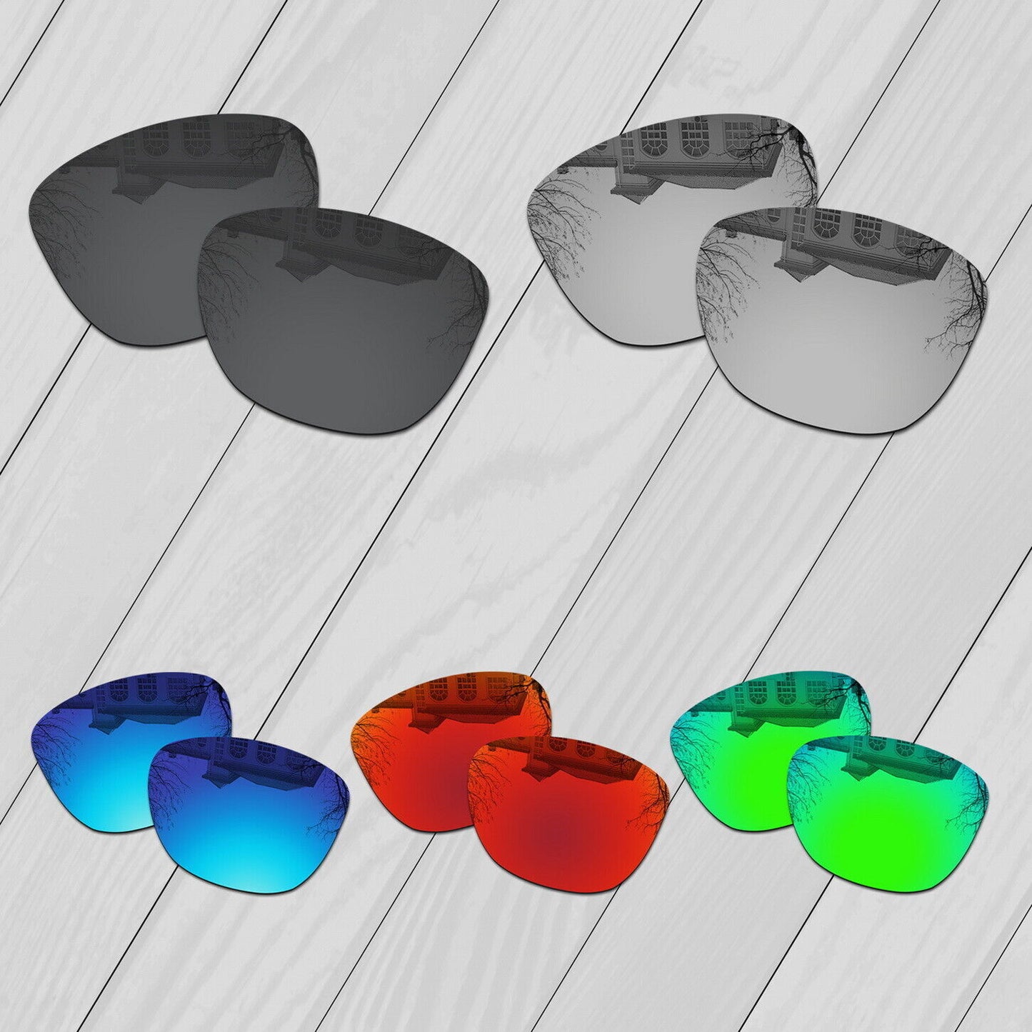 POLARIZED Replacement Lenses For-Oakley Frogskins Range OO9284 Anti-Scratch Opt