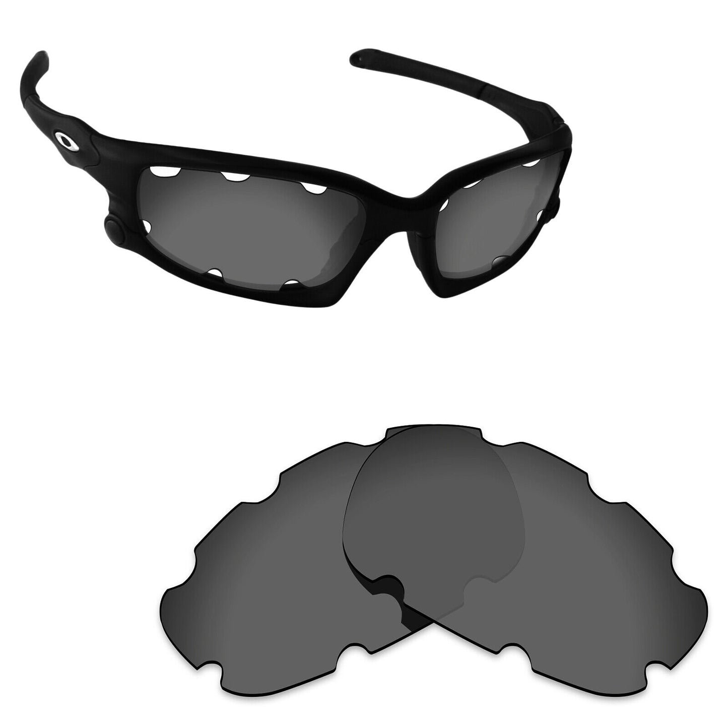 Hawkry Polarized Replacement Lens for-Oakley Split Jacket Vented OO9099 Multiple